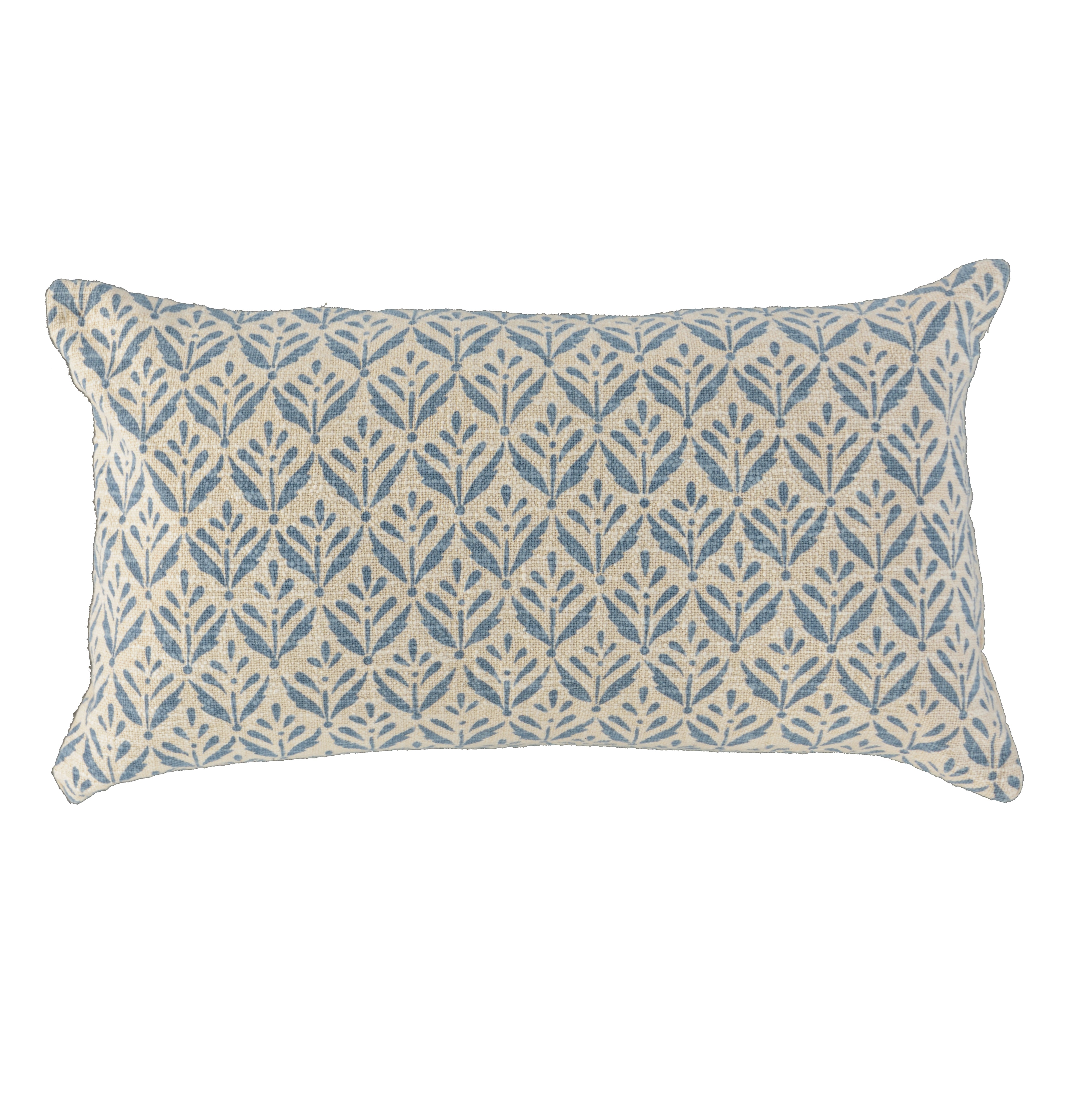 Folk Frond Lumbar Pillow