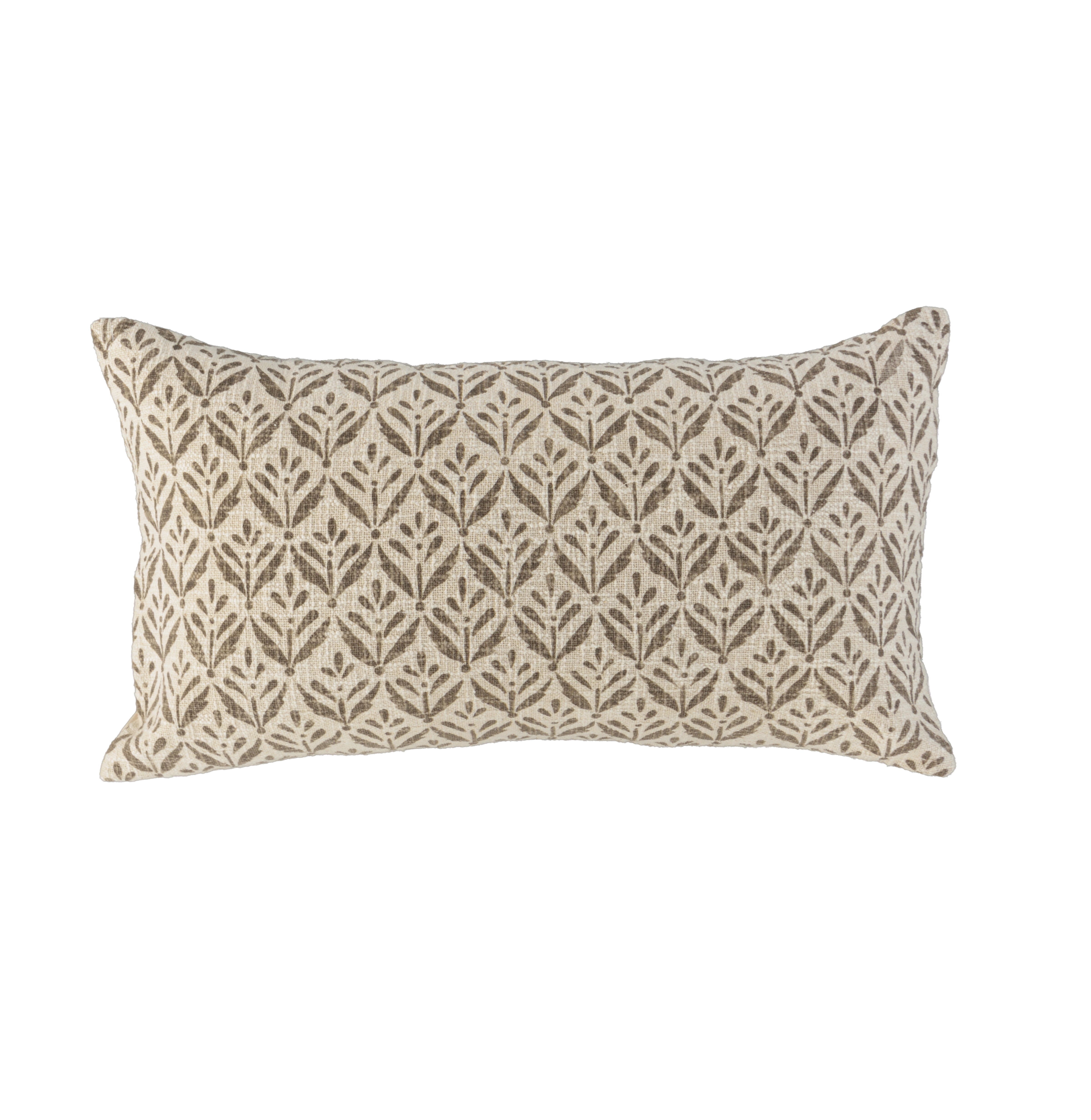 Folk Frond Lumbar Pillow