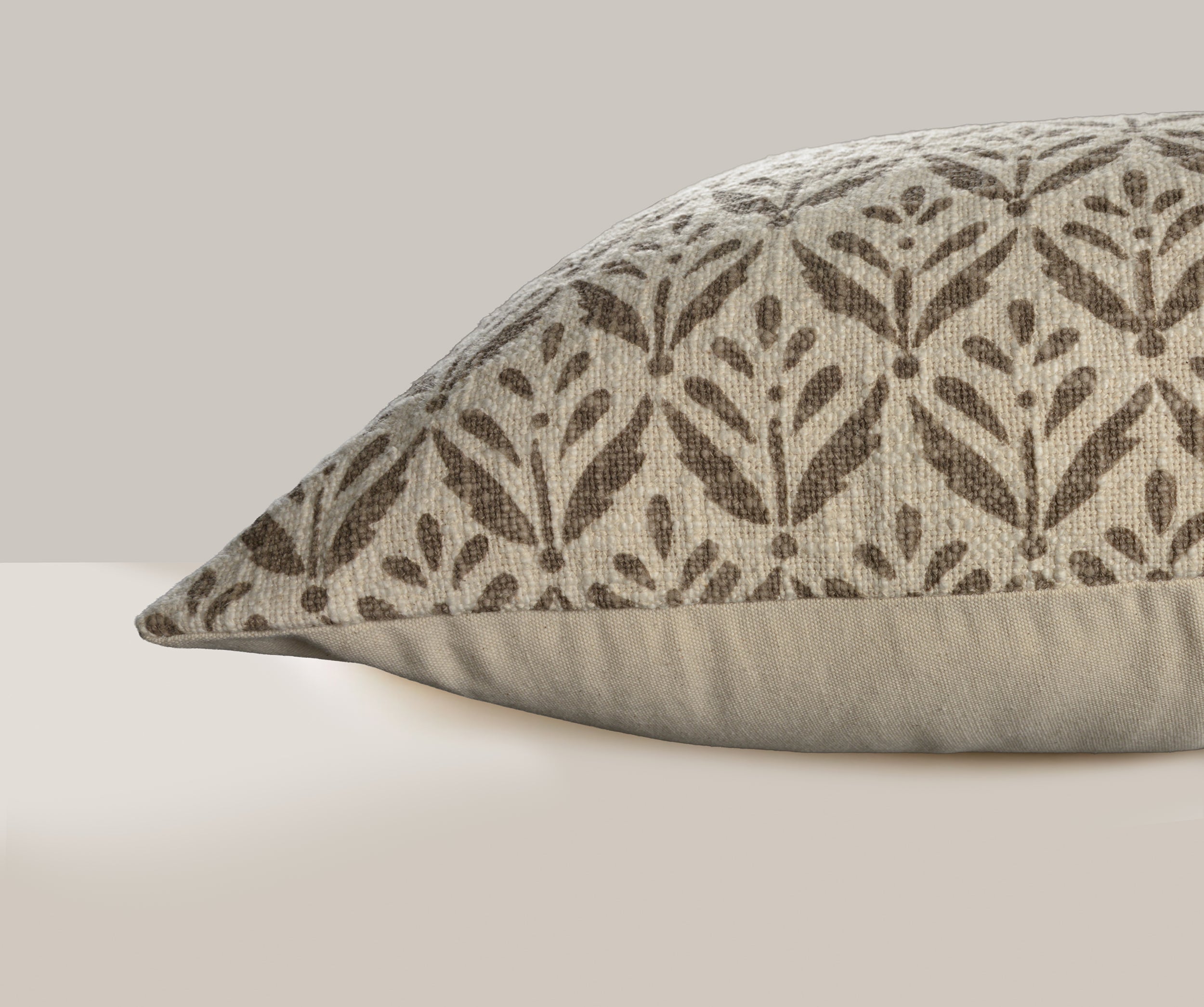 Folk Frond Lumbar Pillow