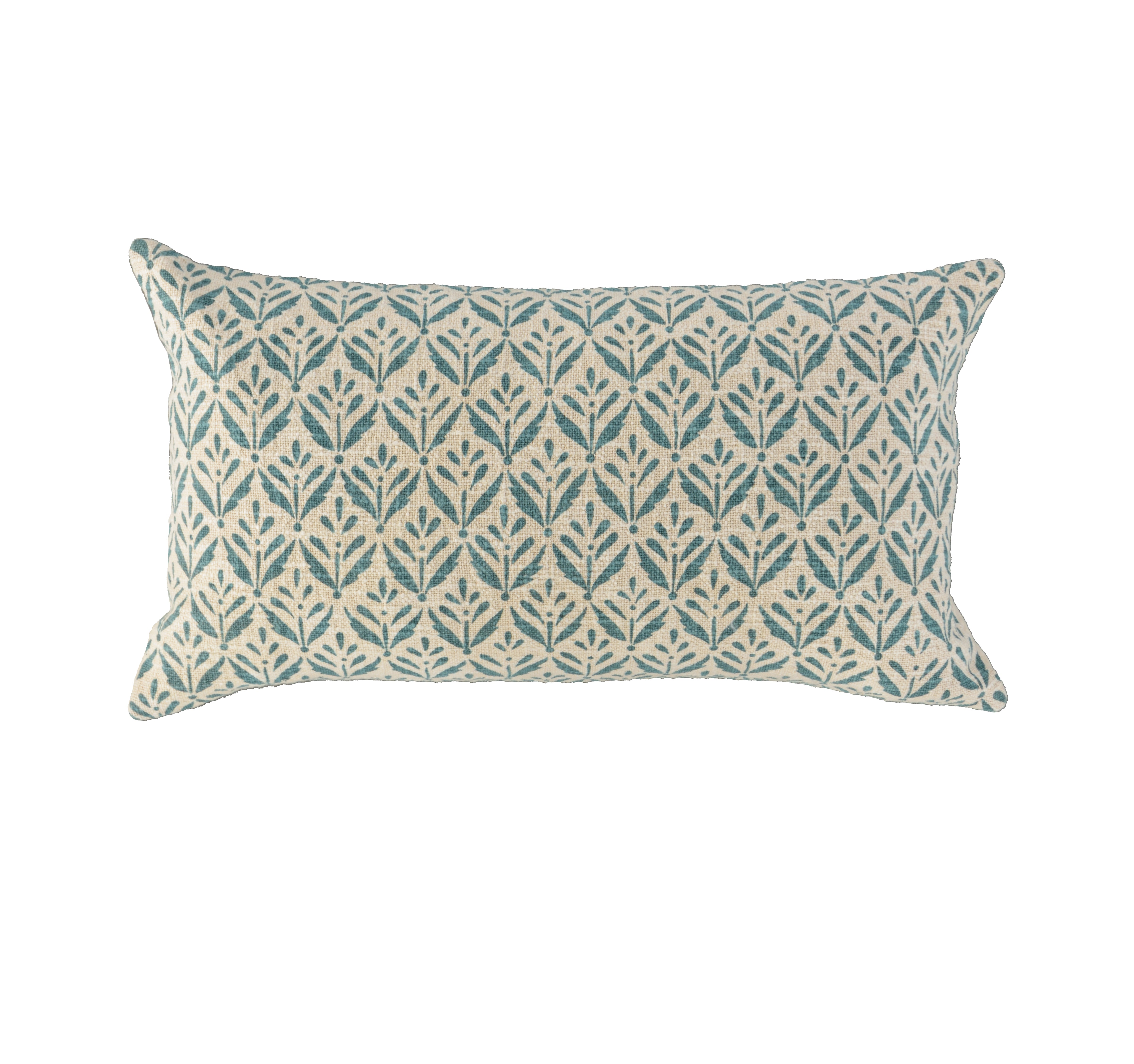 Folk Frond Lumbar Pillow