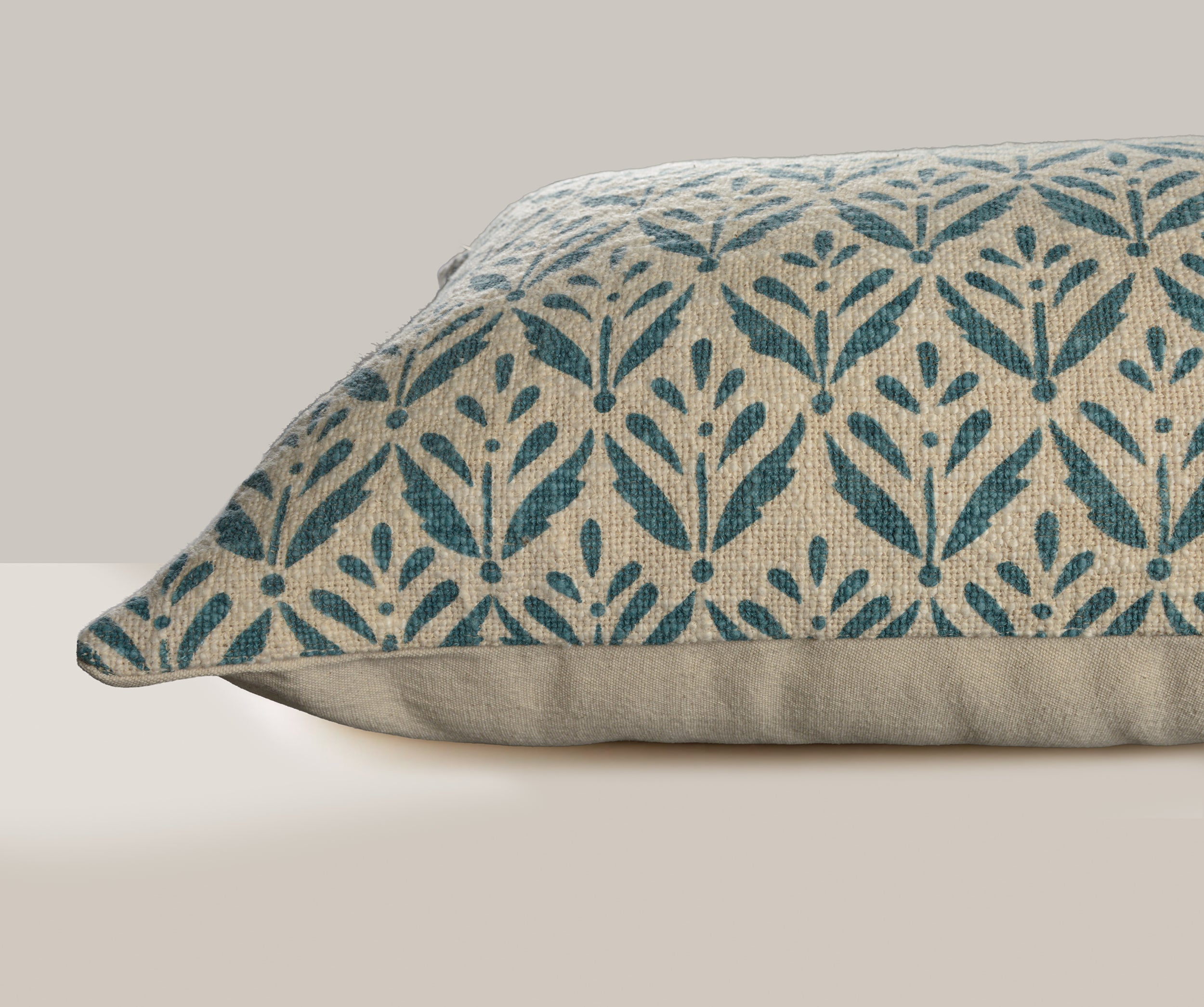 Folk Frond Lumbar Pillow