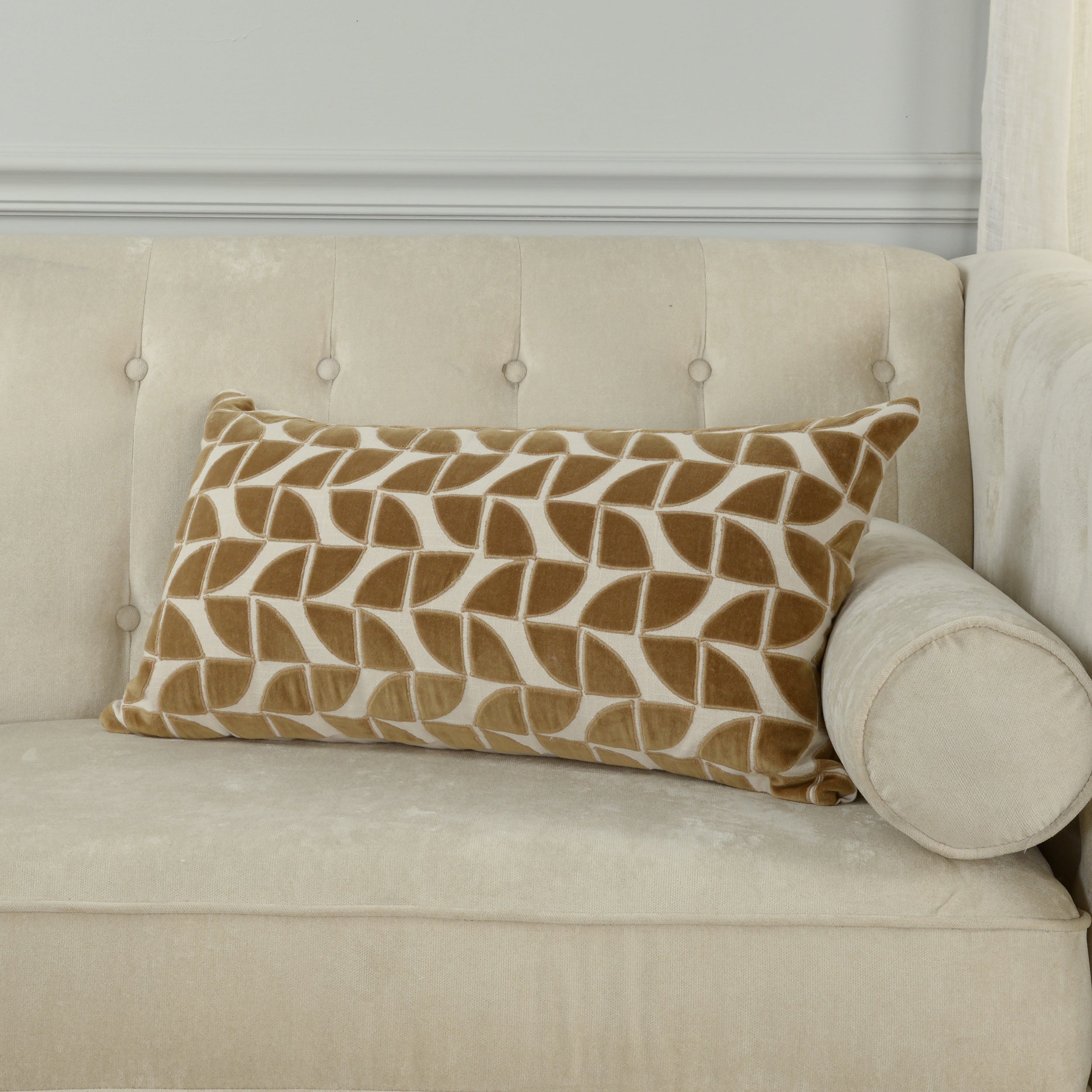 Elodie Petal Tile Pillow