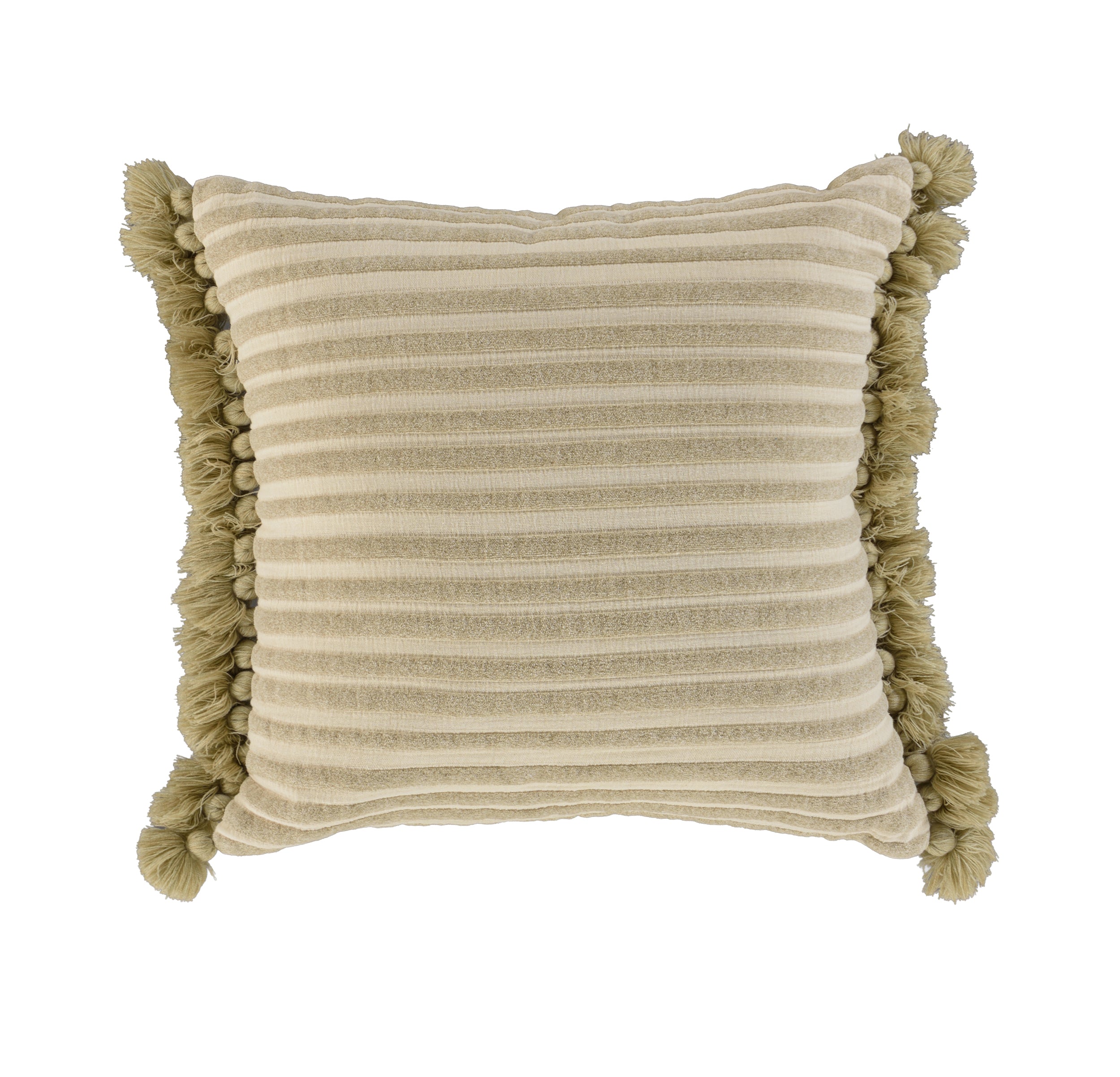 Latham Textured Tassel Pillow