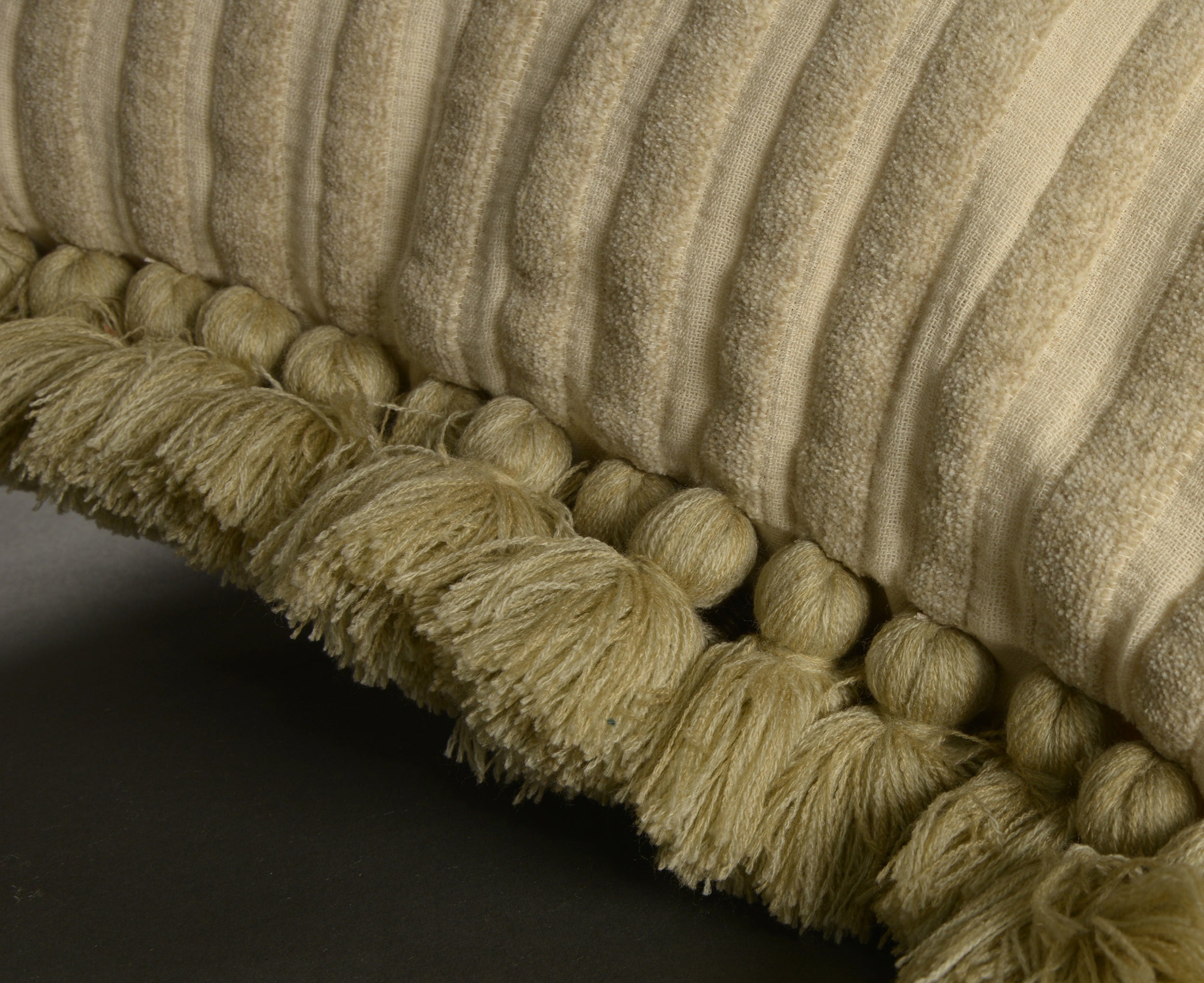 Latham Textured Tassel Pillow