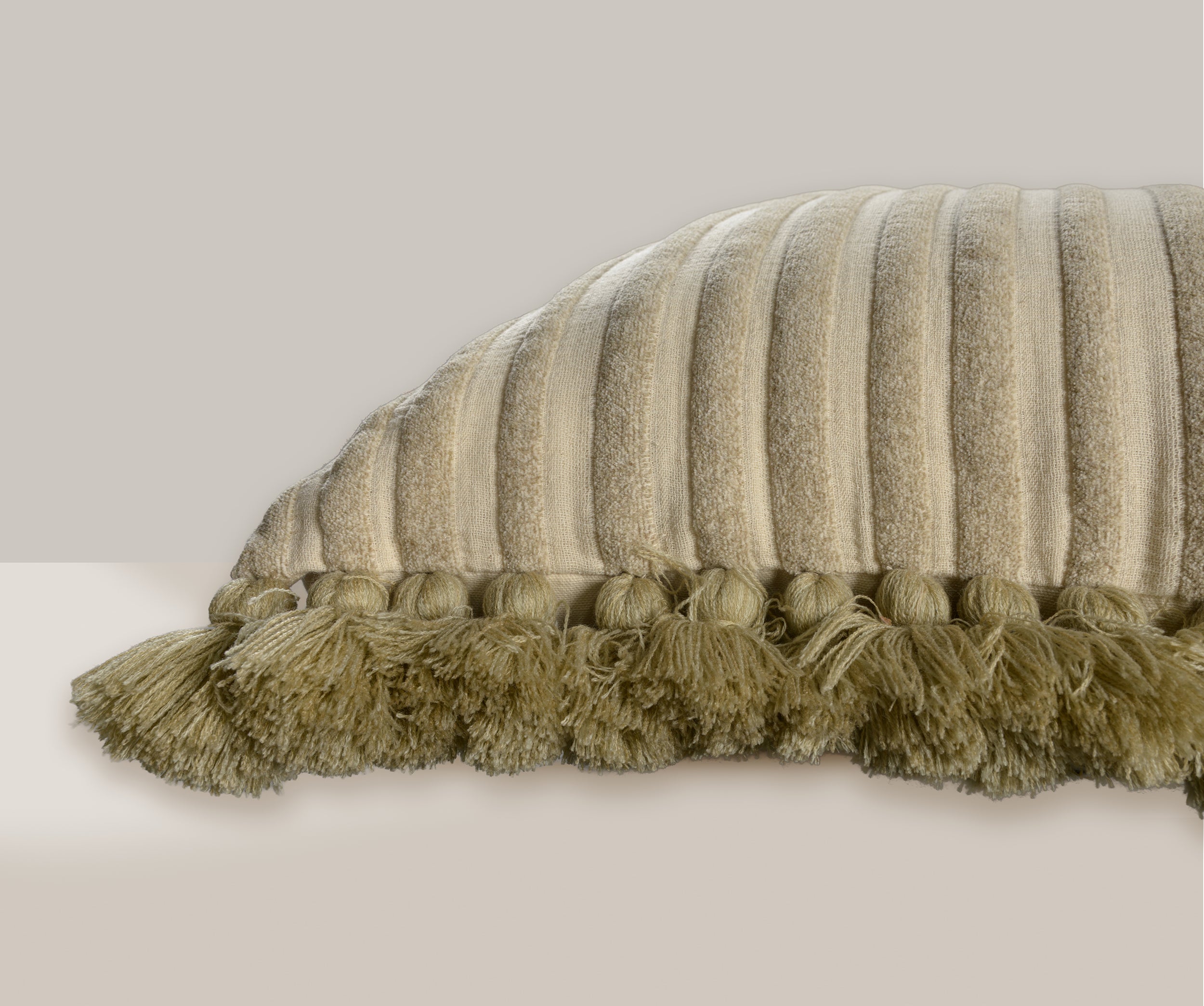 Latham Textured Tassel Pillow