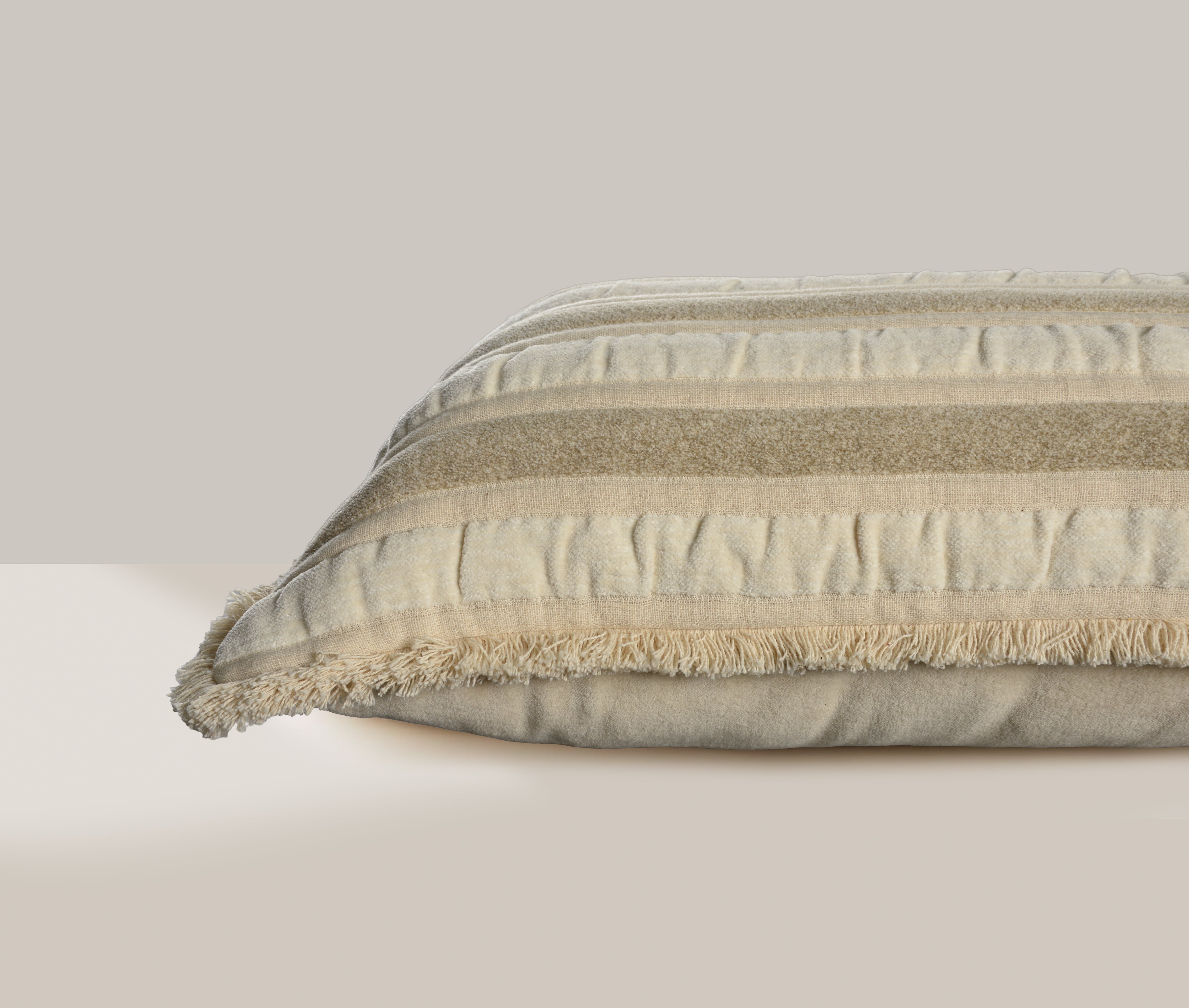 Winslow Soft Ruffle Stripe Pillow