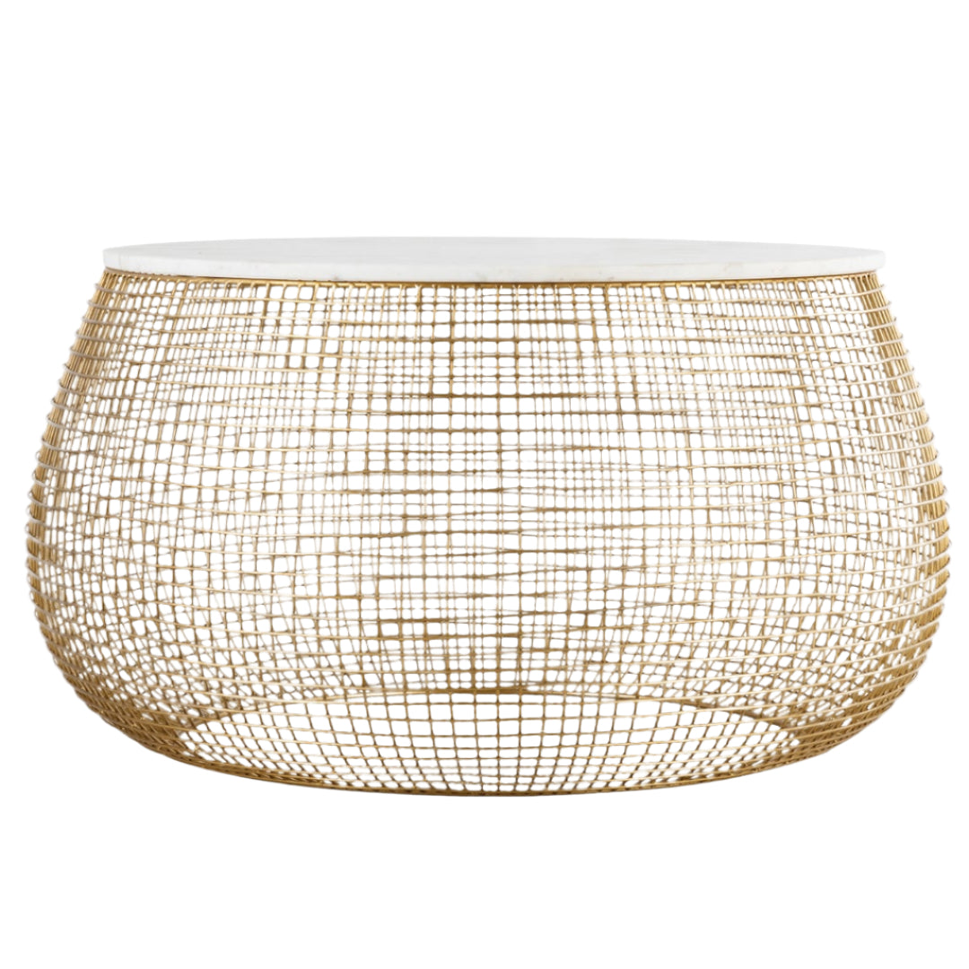 Vanwag Gold Coffee Table
