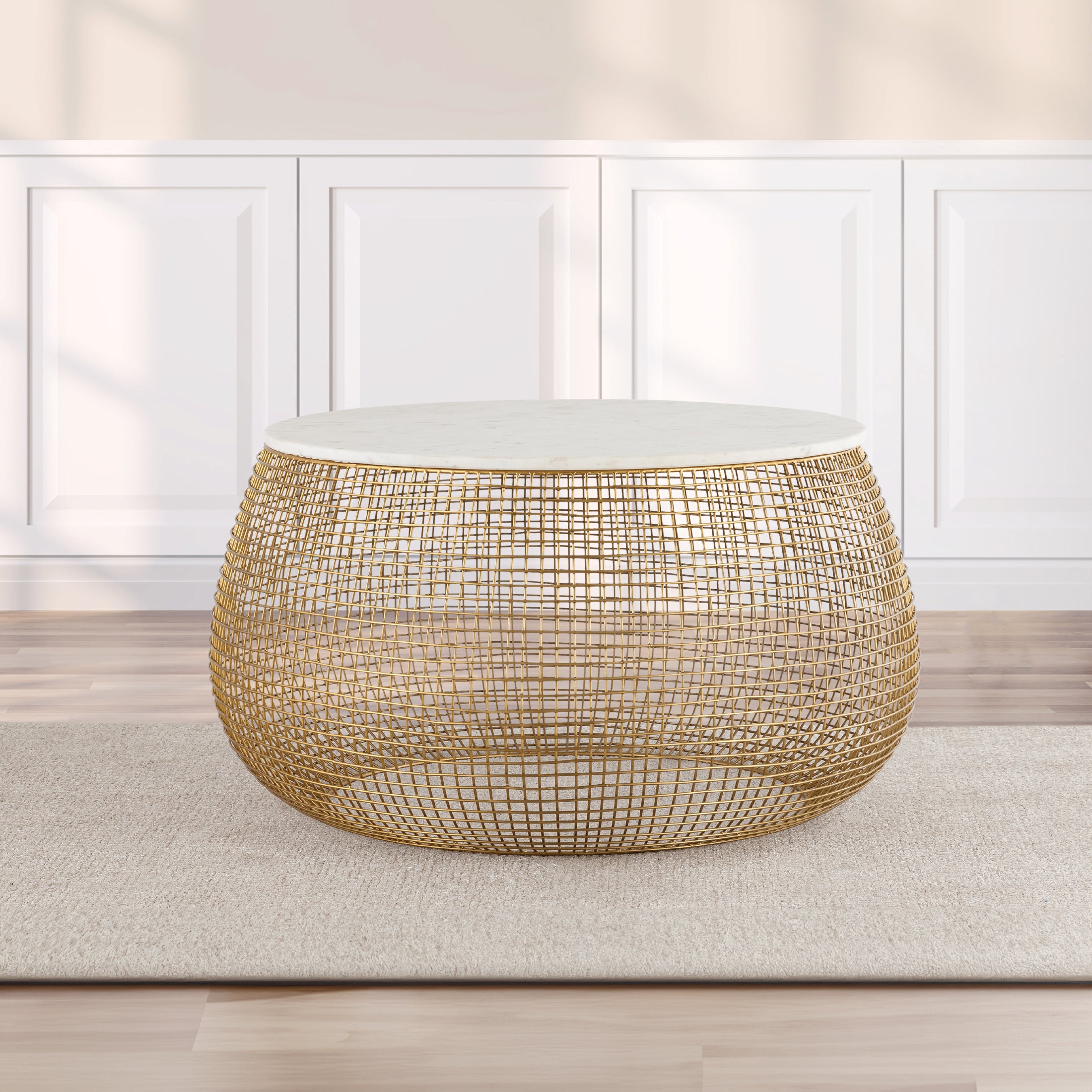 Vanwag Gold Coffee Table