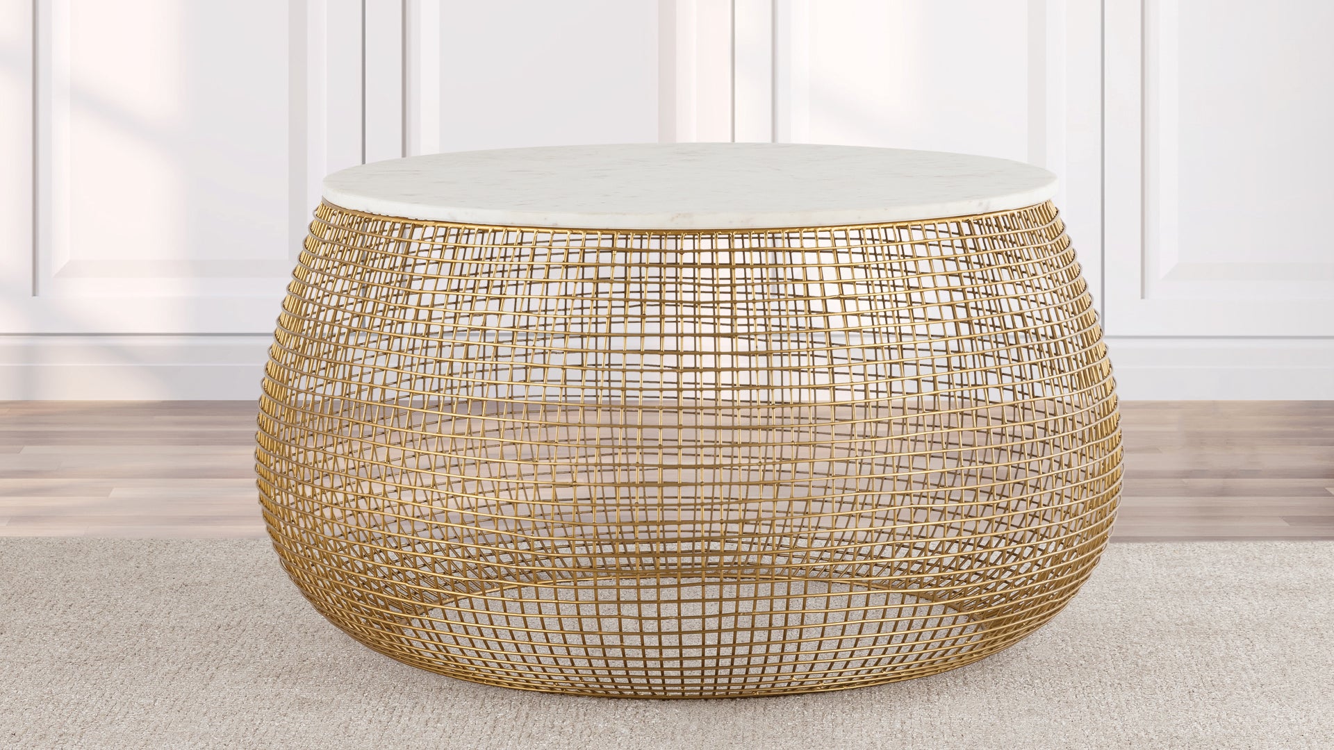 Vanwag Gold Coffee Table