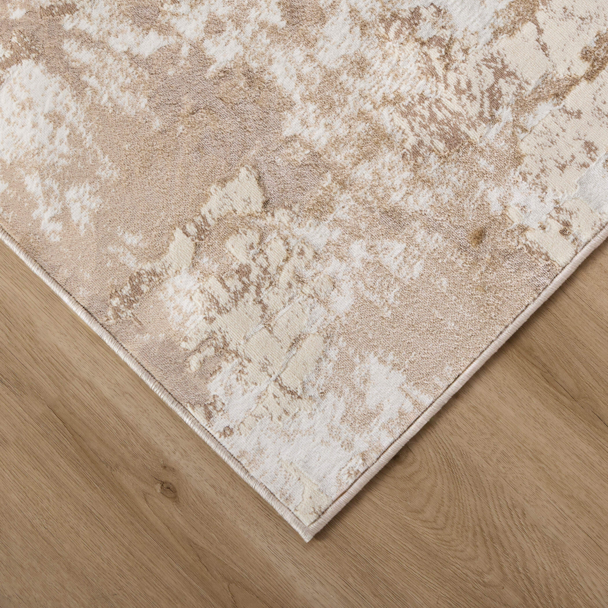 Livia Abstract Vintage Golden Melange Rug