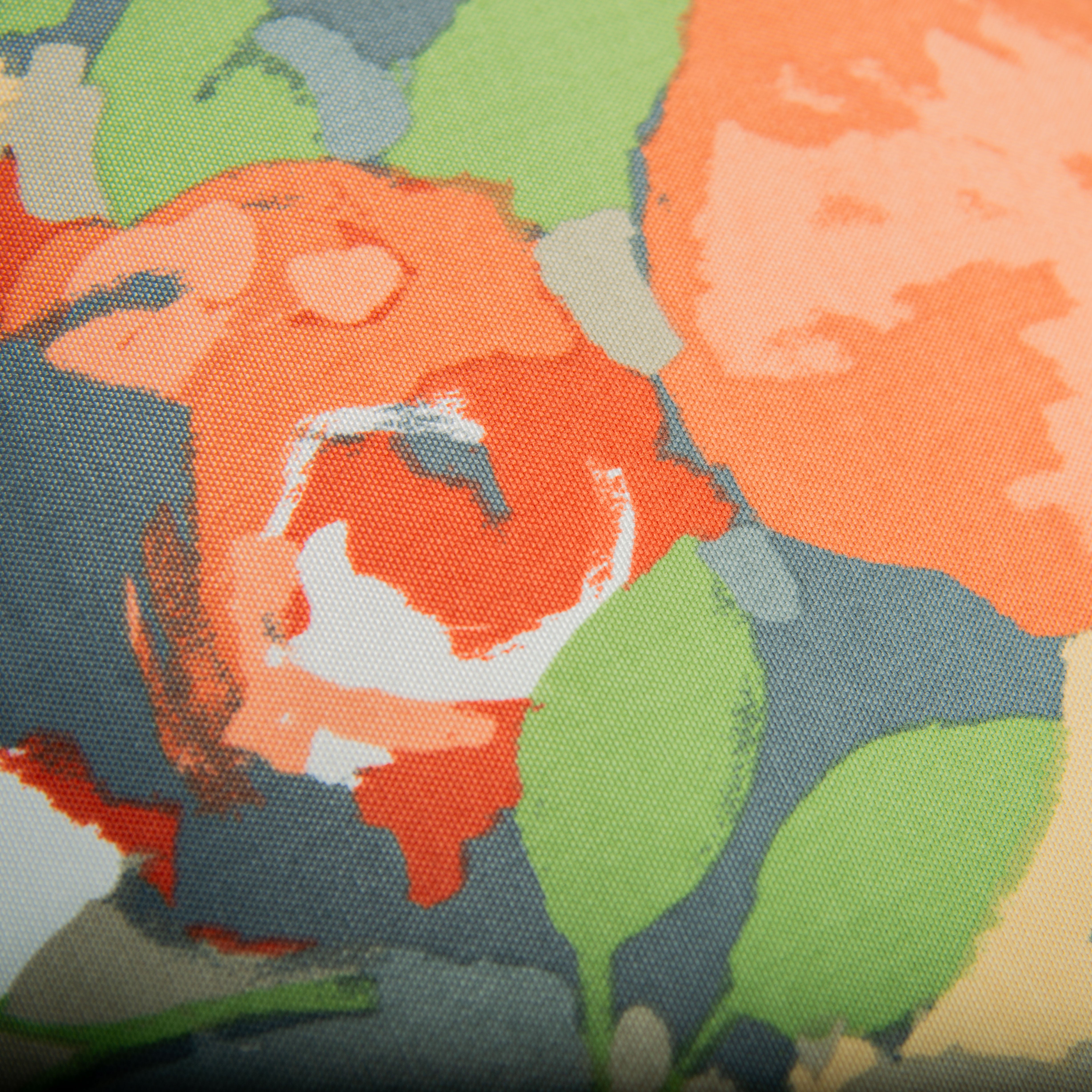 Indoor/Outdoor Floral Decorative Throw Pillow
