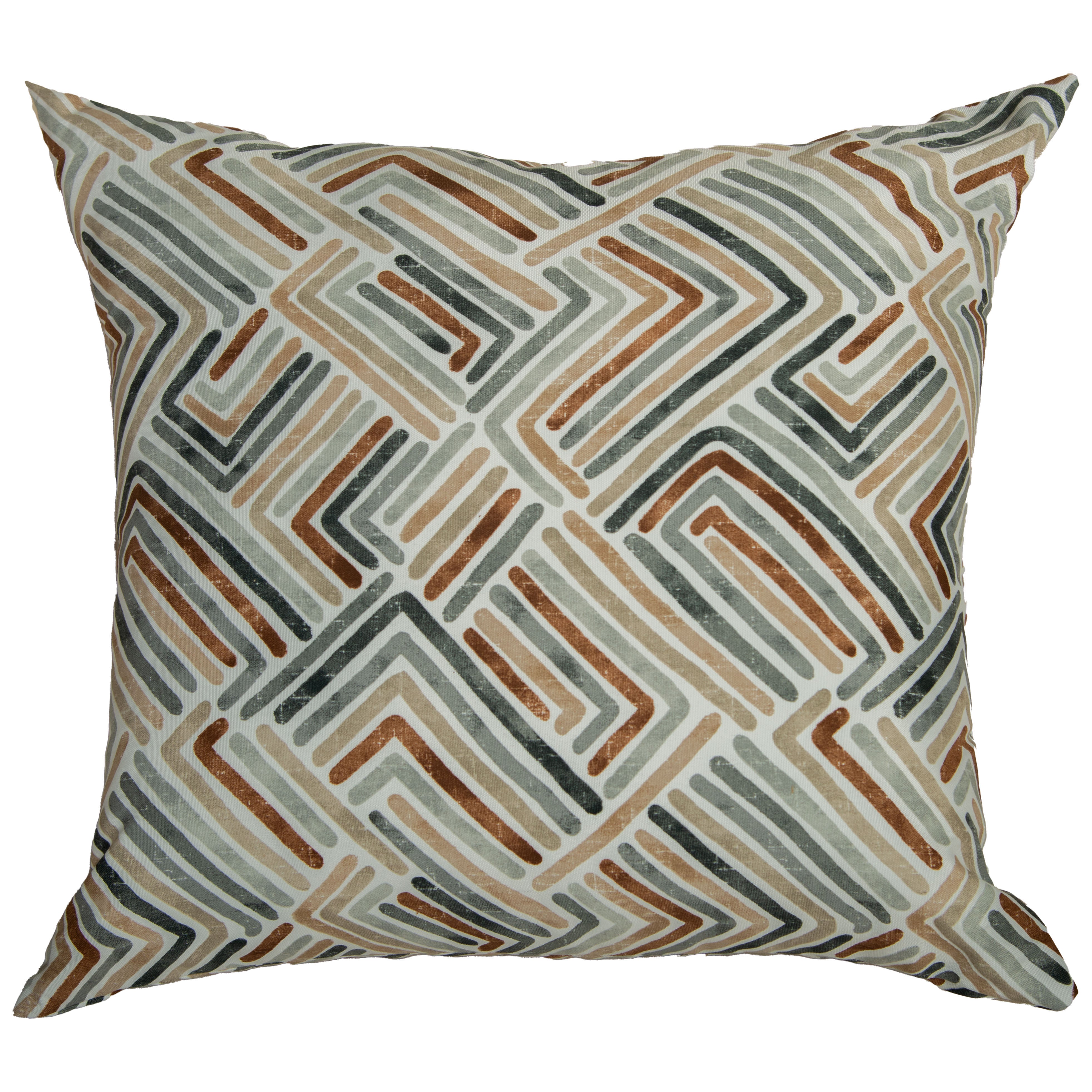 Indoor/Outdoor Mid-Century Modern Decorative Throw Pillow