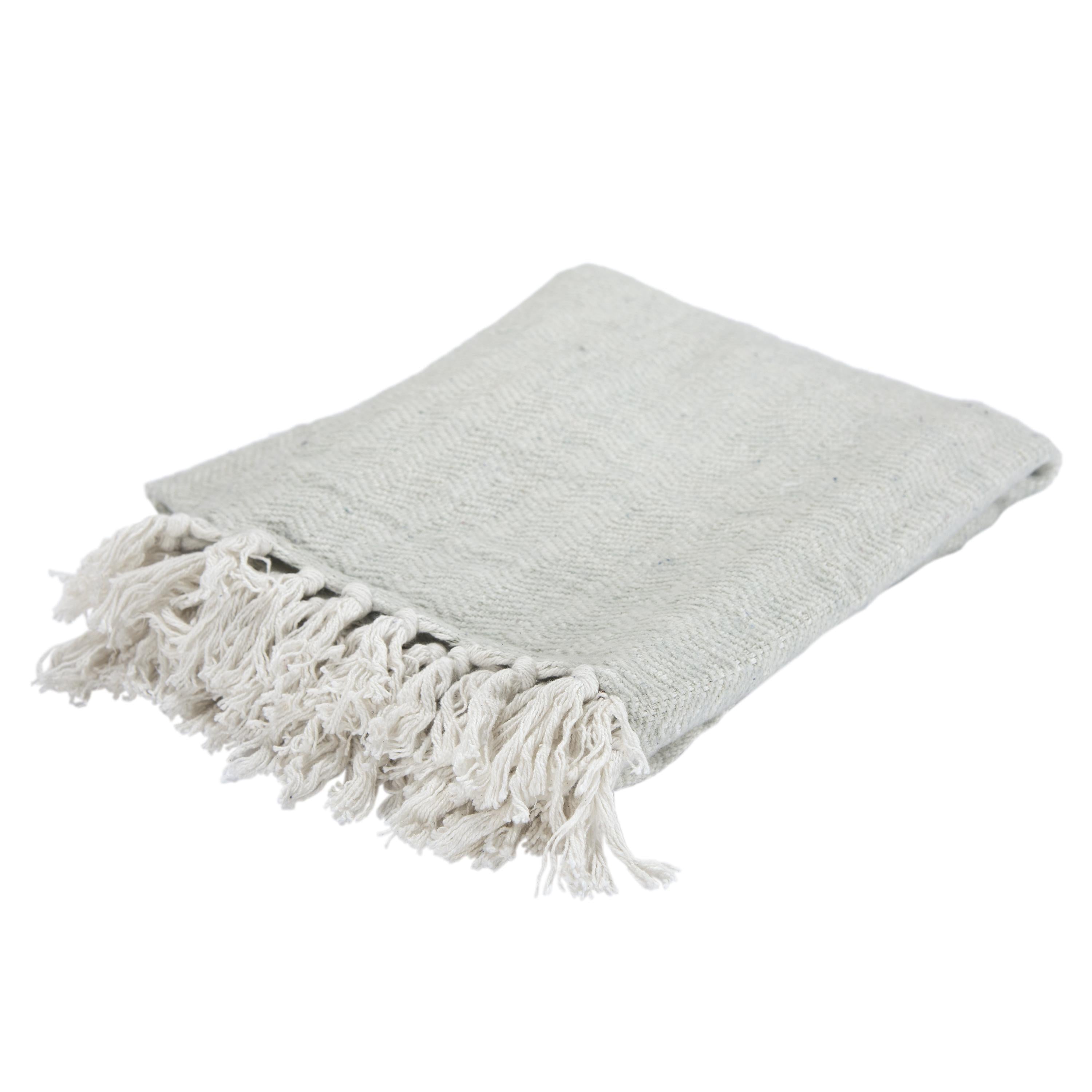 Woven Chevron 100% Cotton Throw