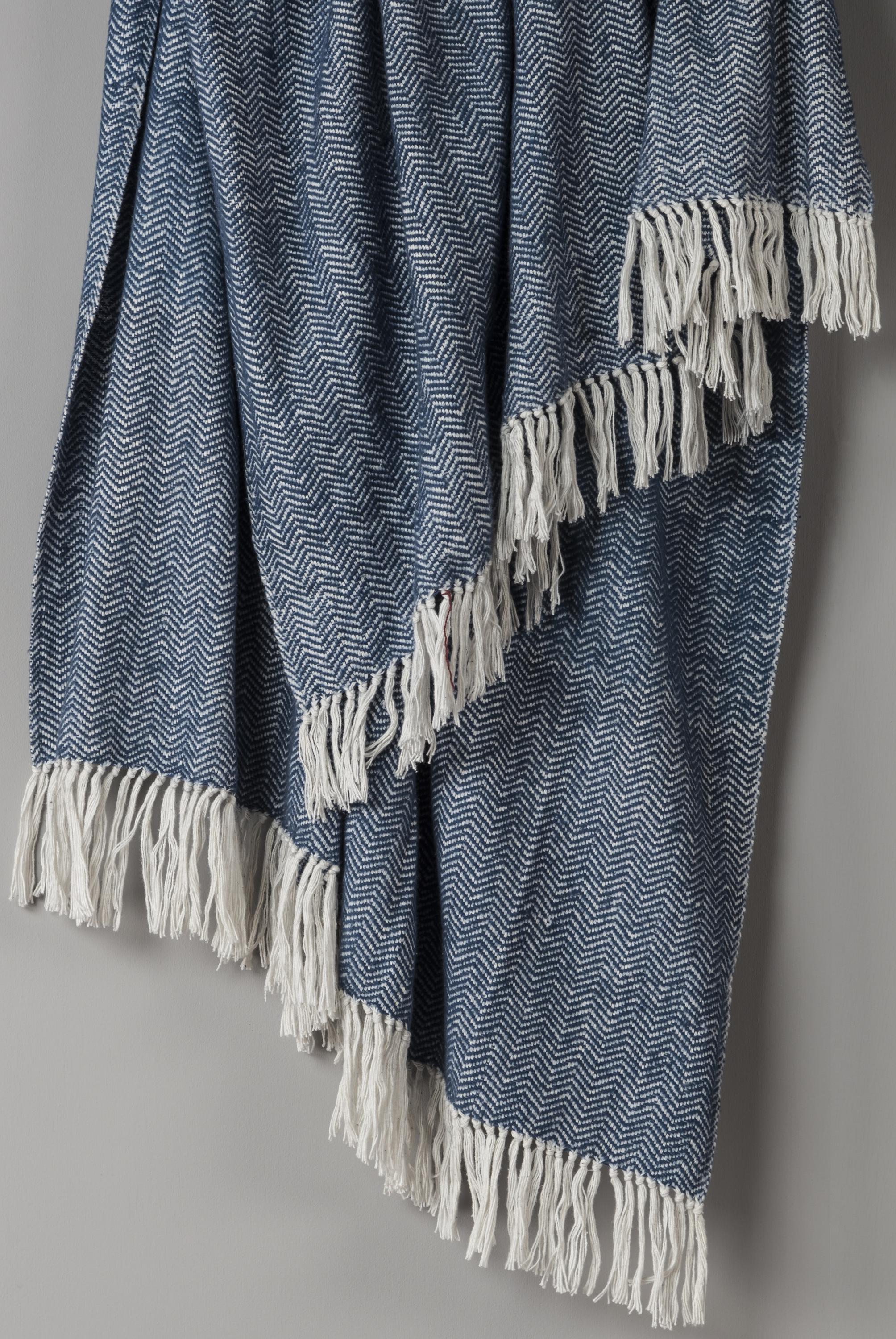 Woven Chevron 100% Cotton Throw - Pier 1