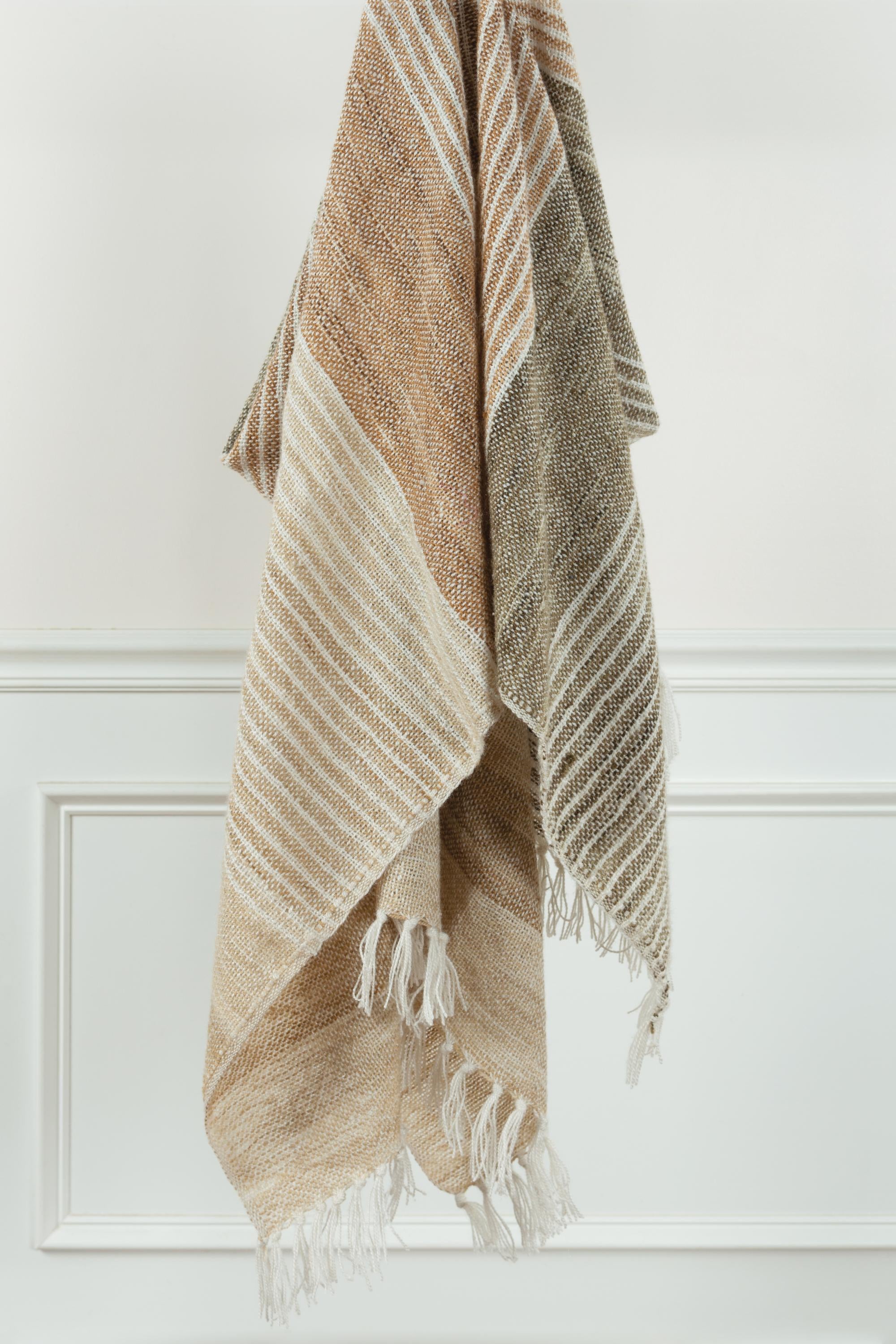 Woven Stripe Throw