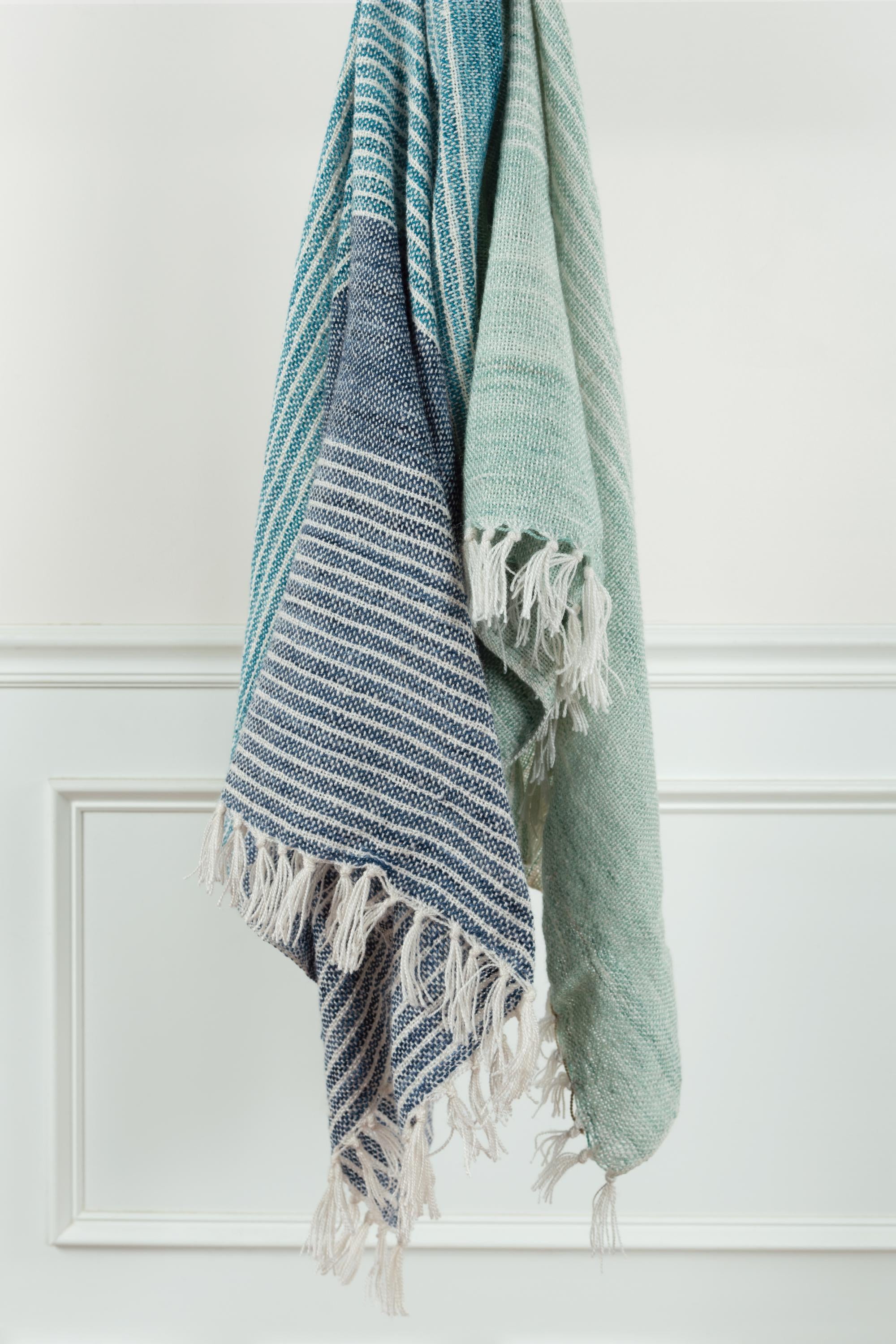 Woven Stripe Throw