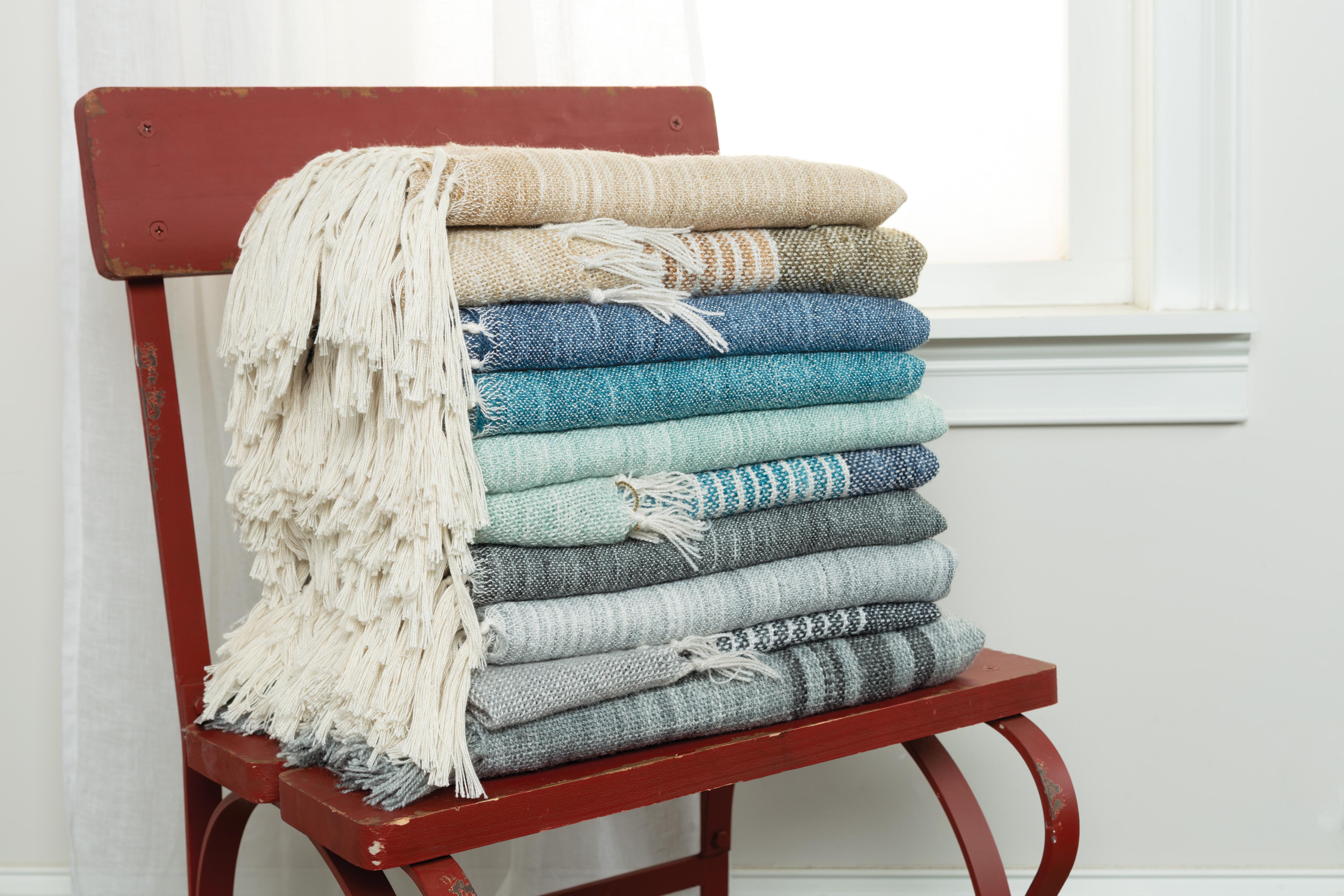 Woven Stripe Throw