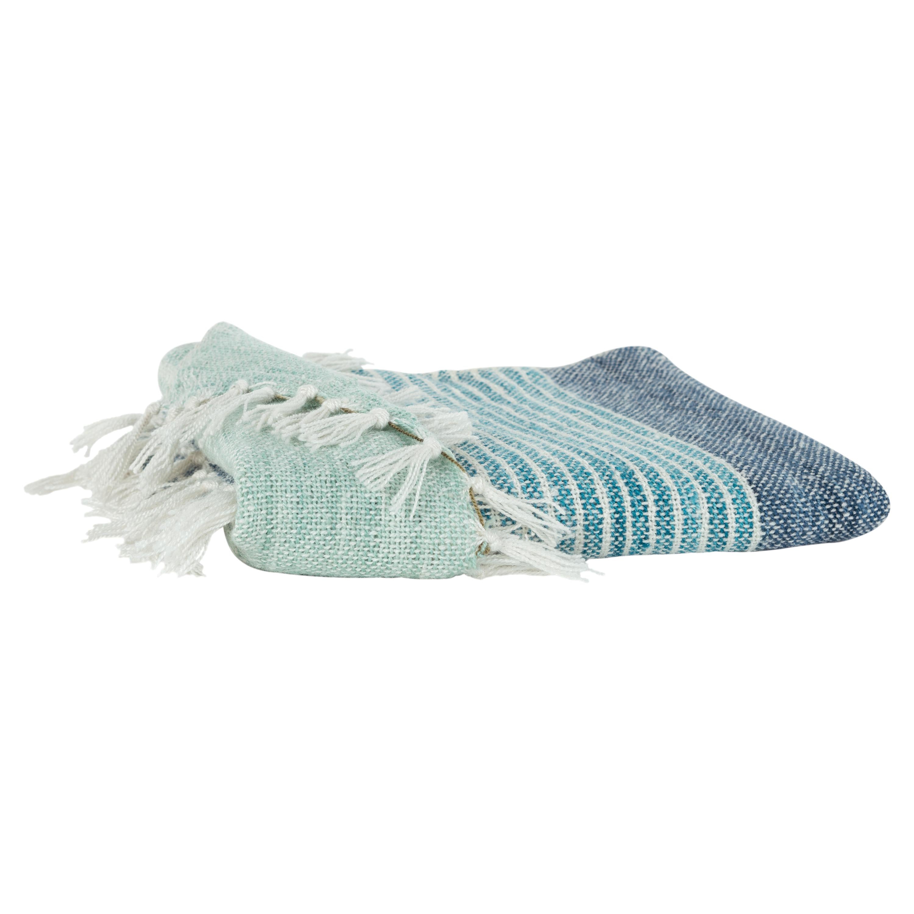 Woven Stripe Throw