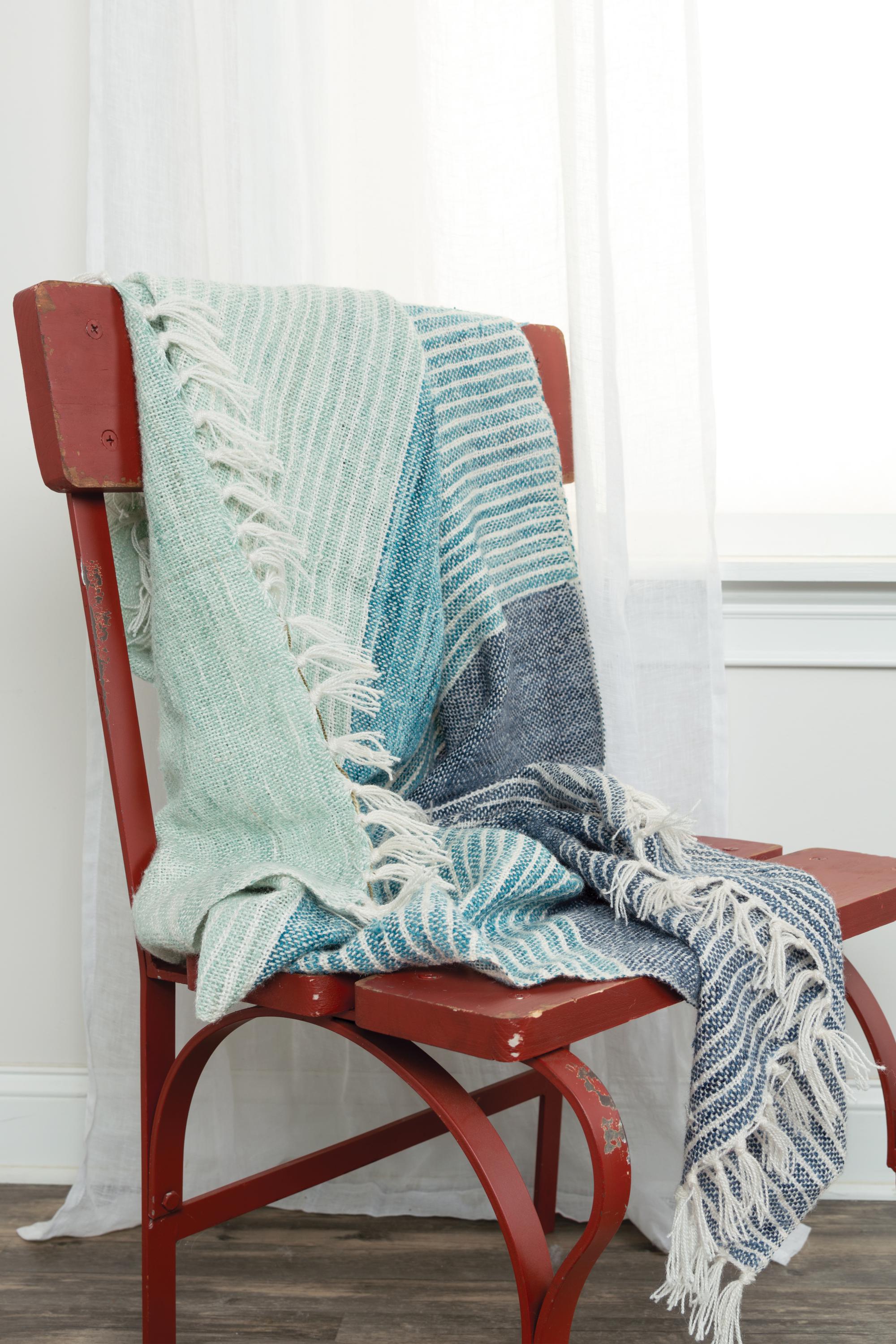 Woven Stripe Throw