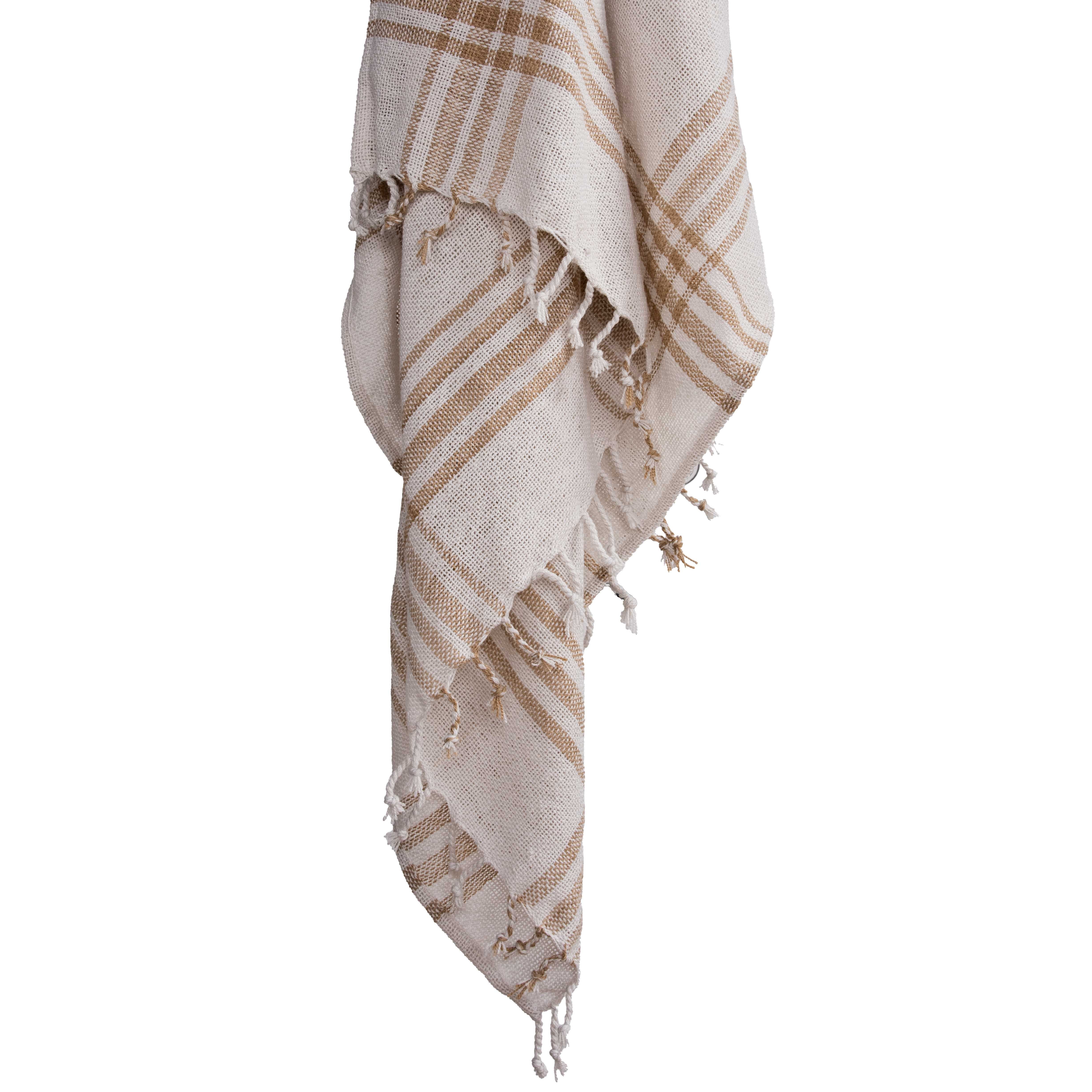 Indoor/Outdoor Plaid Decorative Throw Blanket