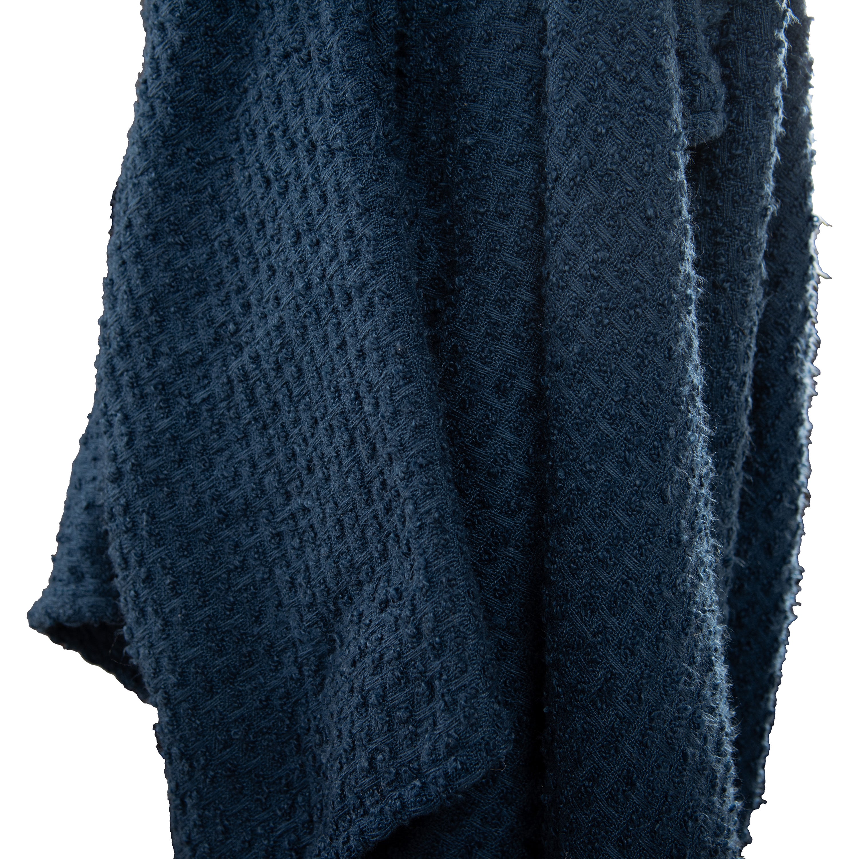 Indoor/Outdoor Solid Tassel Decorative Throw Blanket