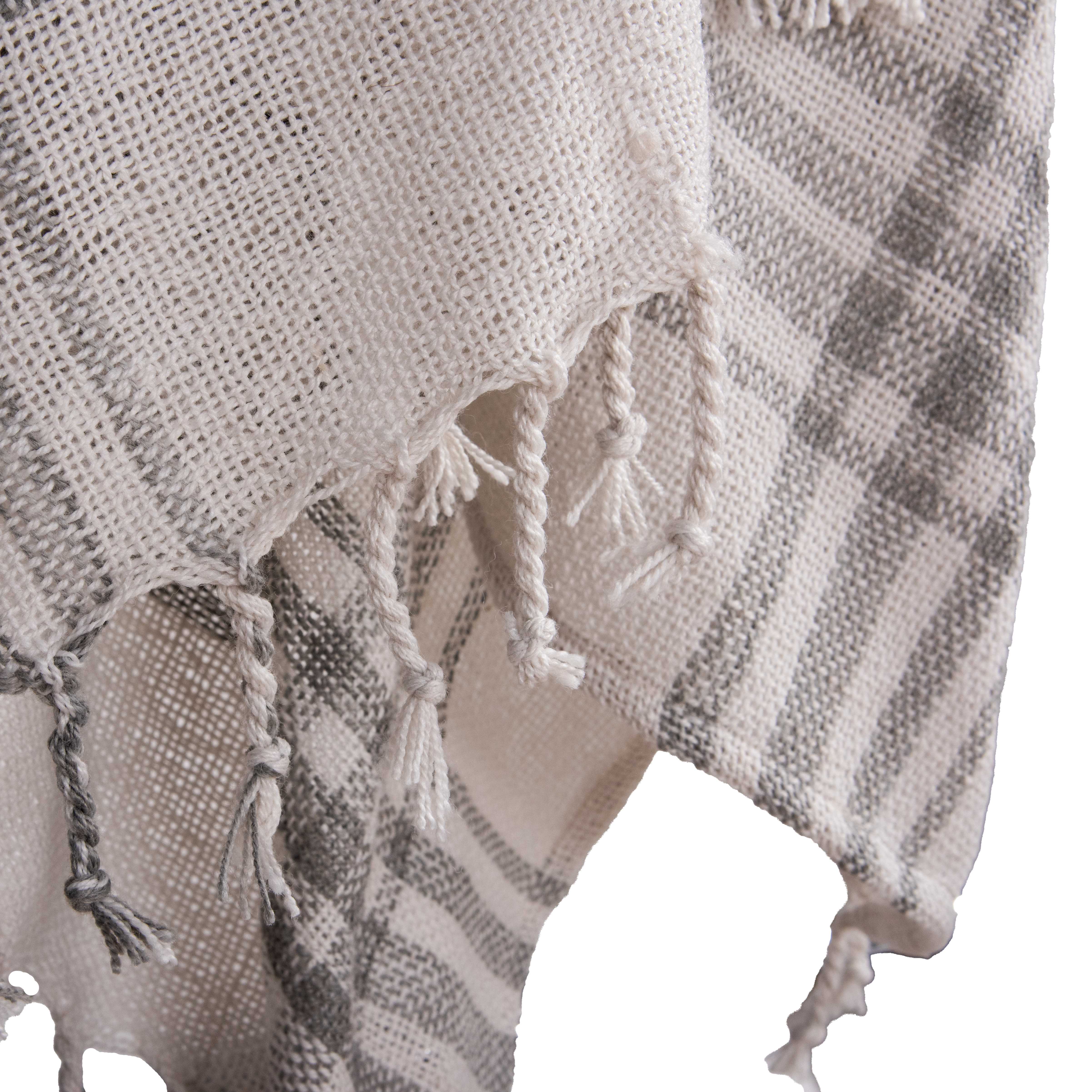 Indoor/Outdoor Plaid Decorative Throw Blanket