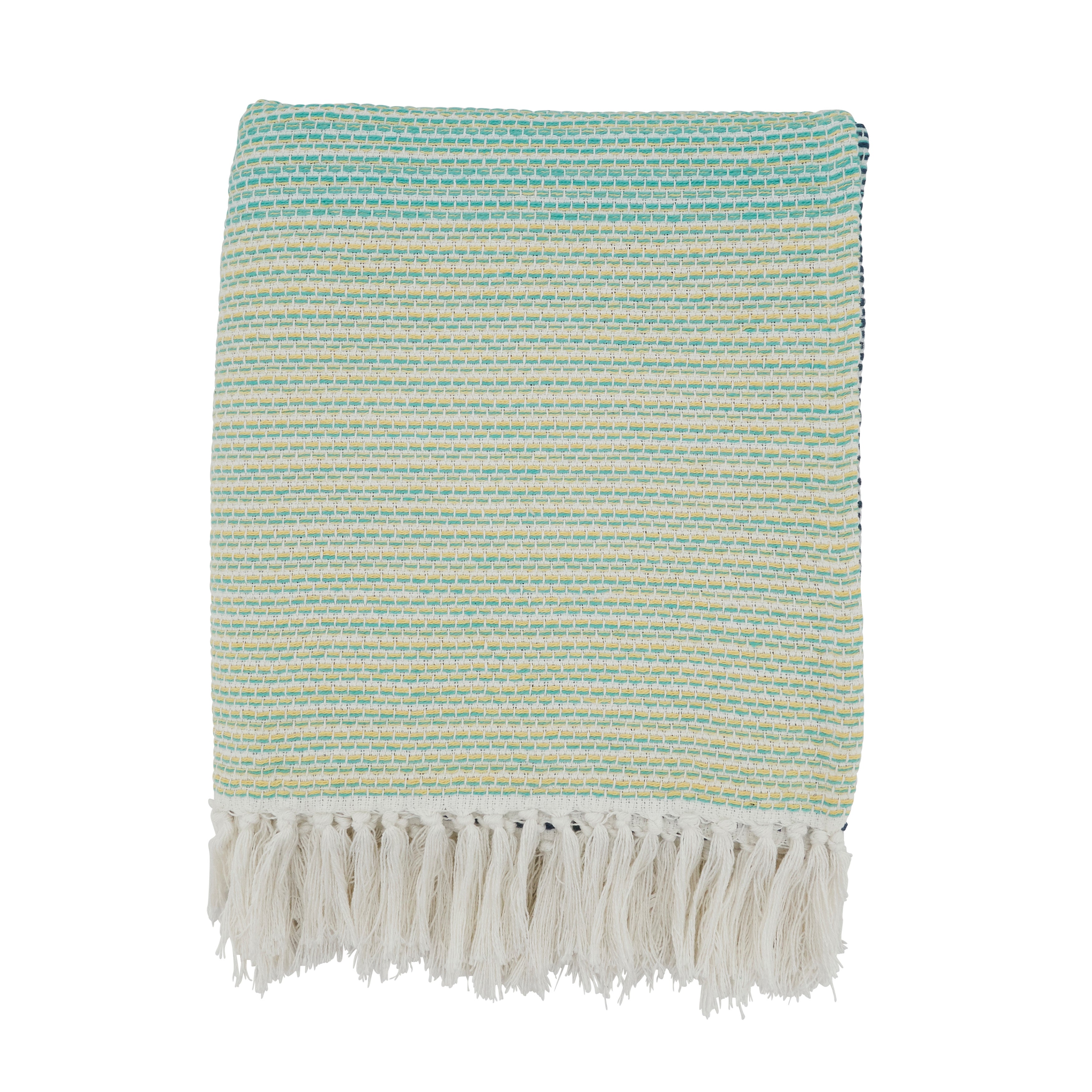 Patchwork Perfection Color Block Throw Blanket