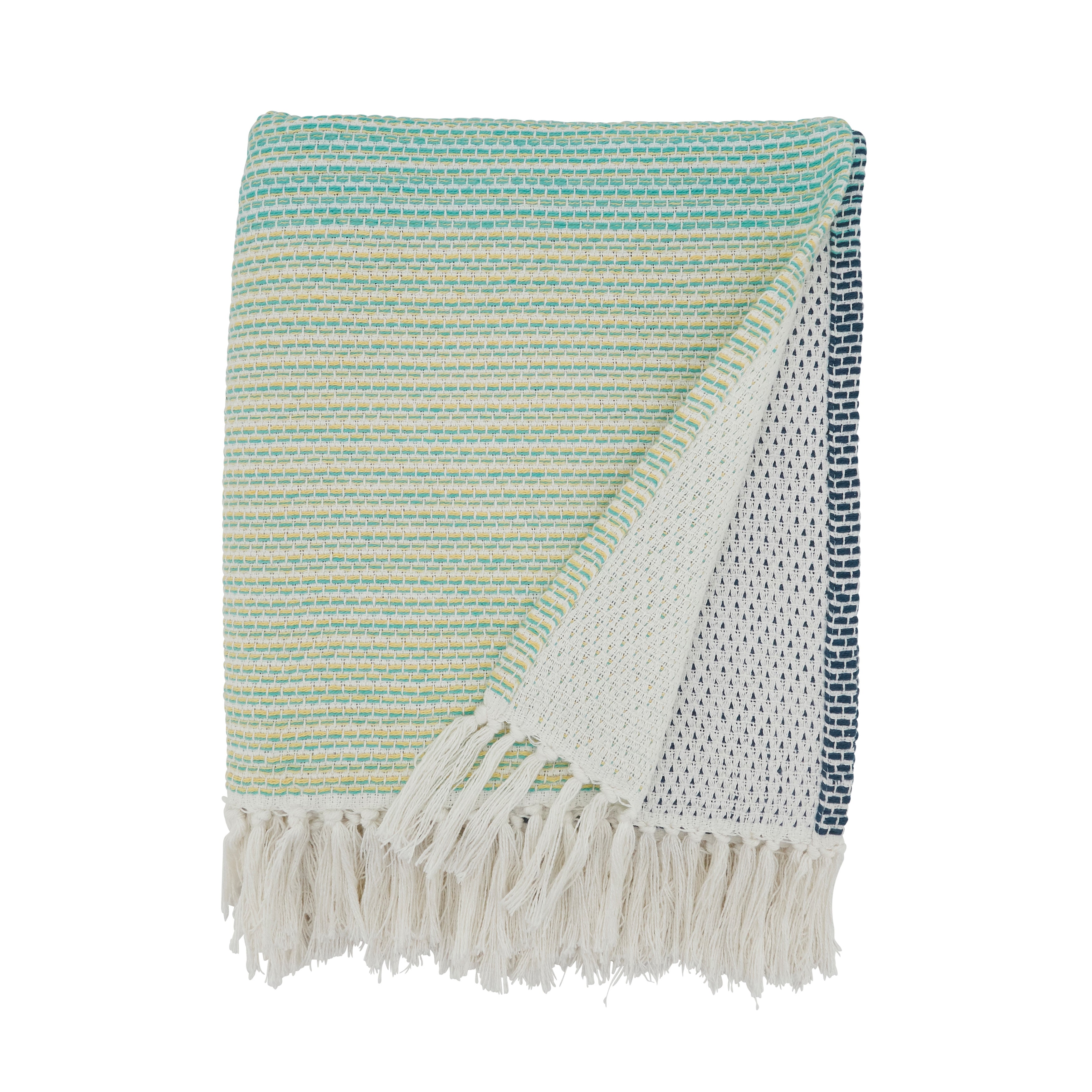 Patchwork Perfection Color Block Throw Blanket