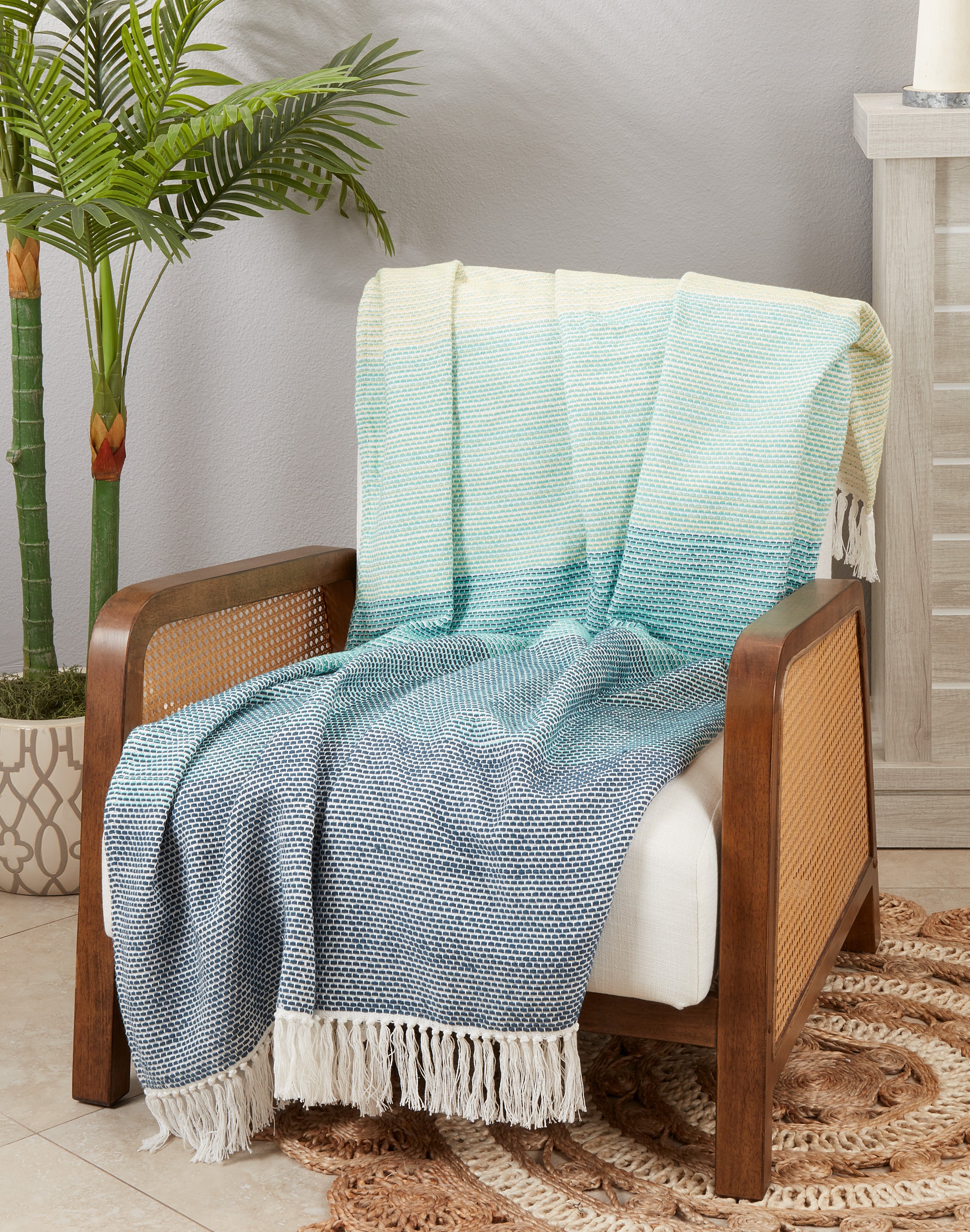 Patchwork Perfection Color Block Throw Blanket
