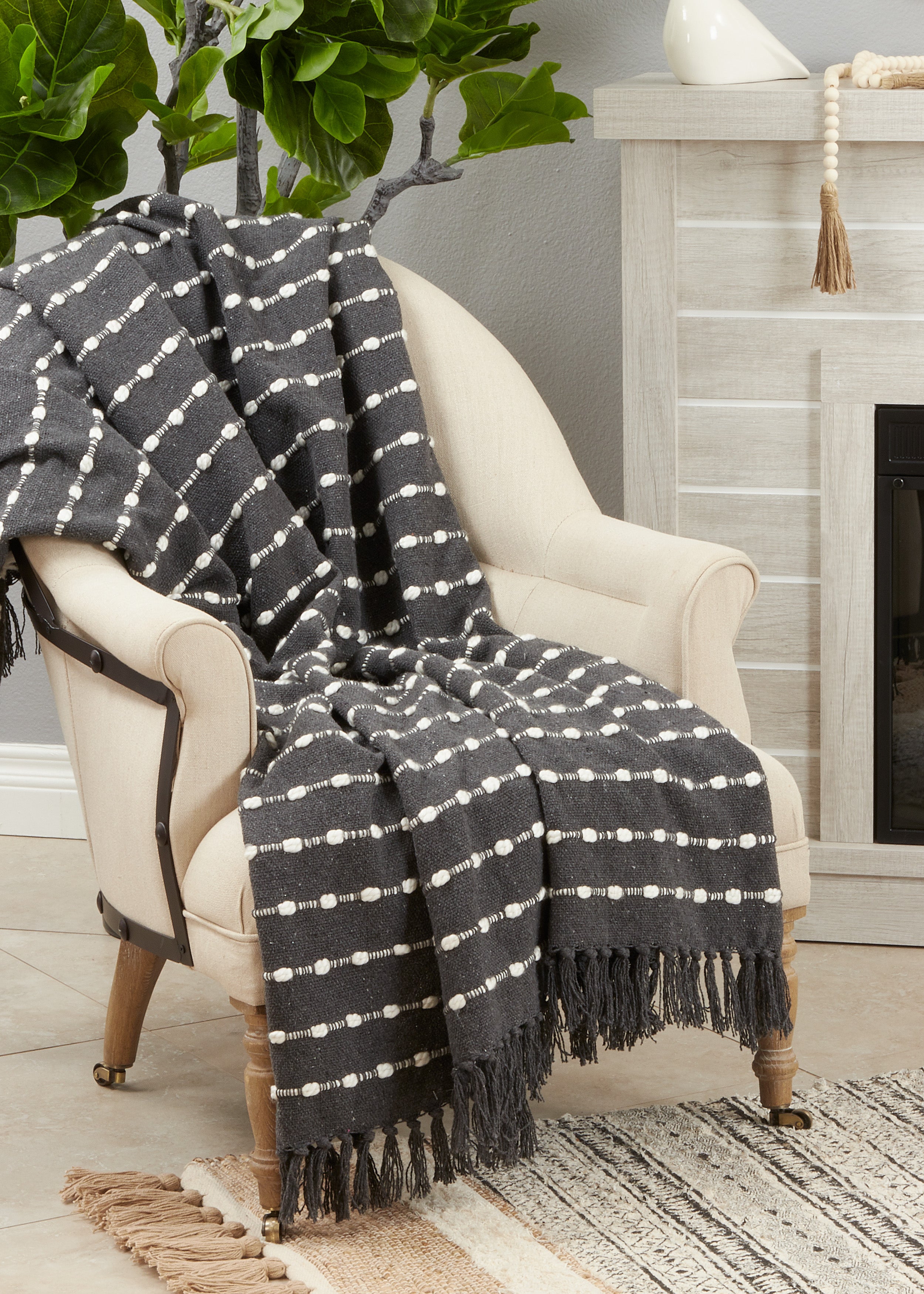 Striped Design Throw Blanket