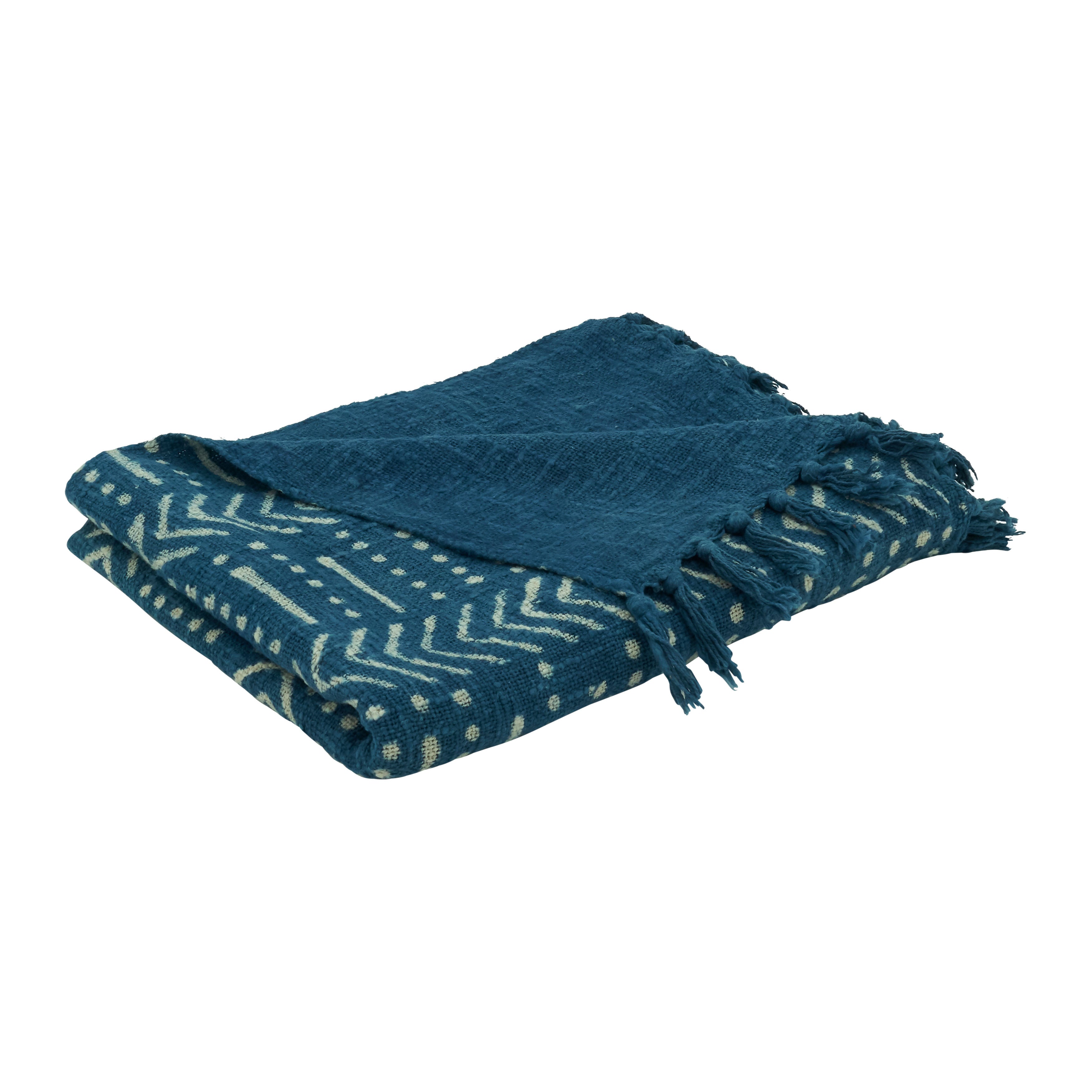 Mudcloth Throw Blanket
