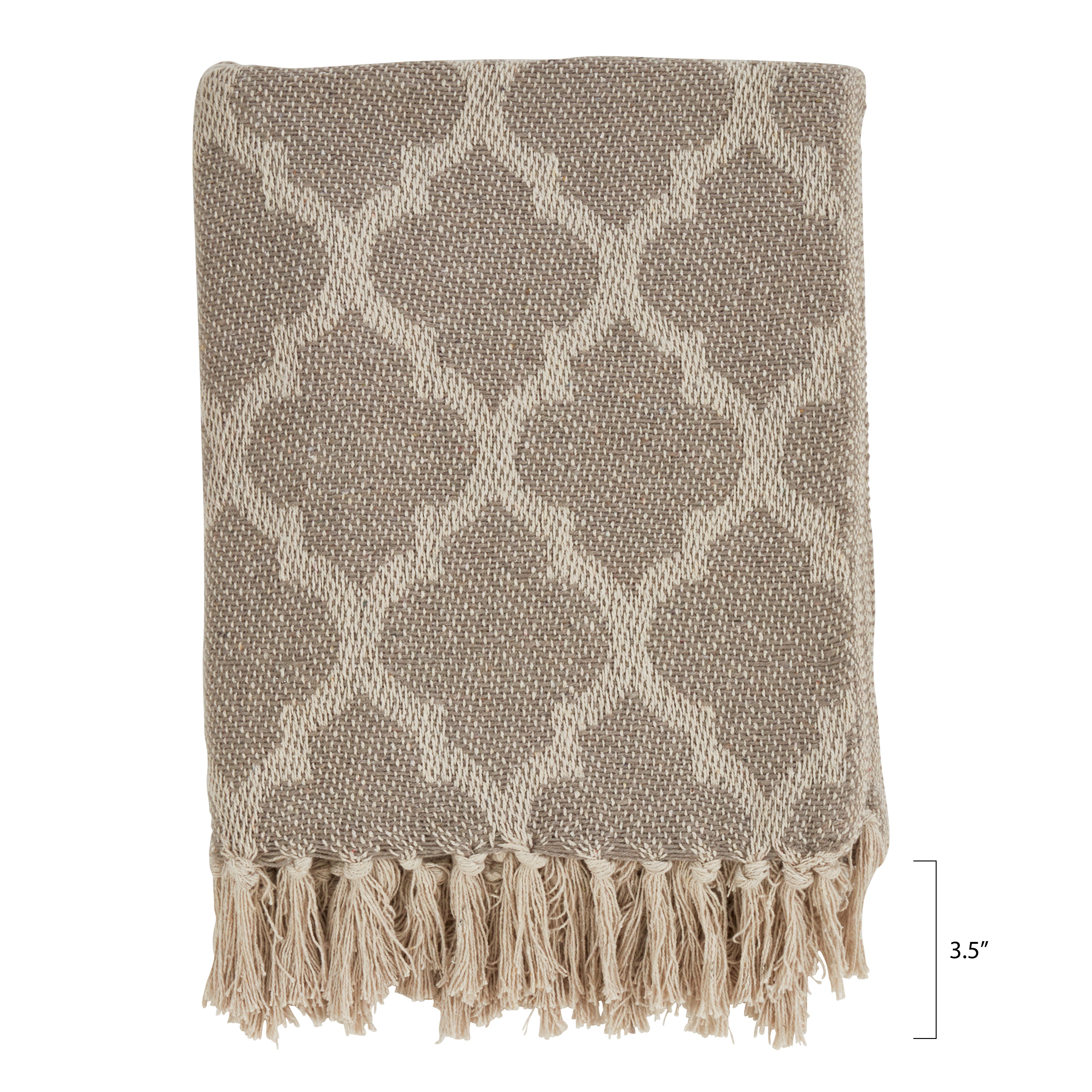 Moroccan Tile Cotton Throw Blanket