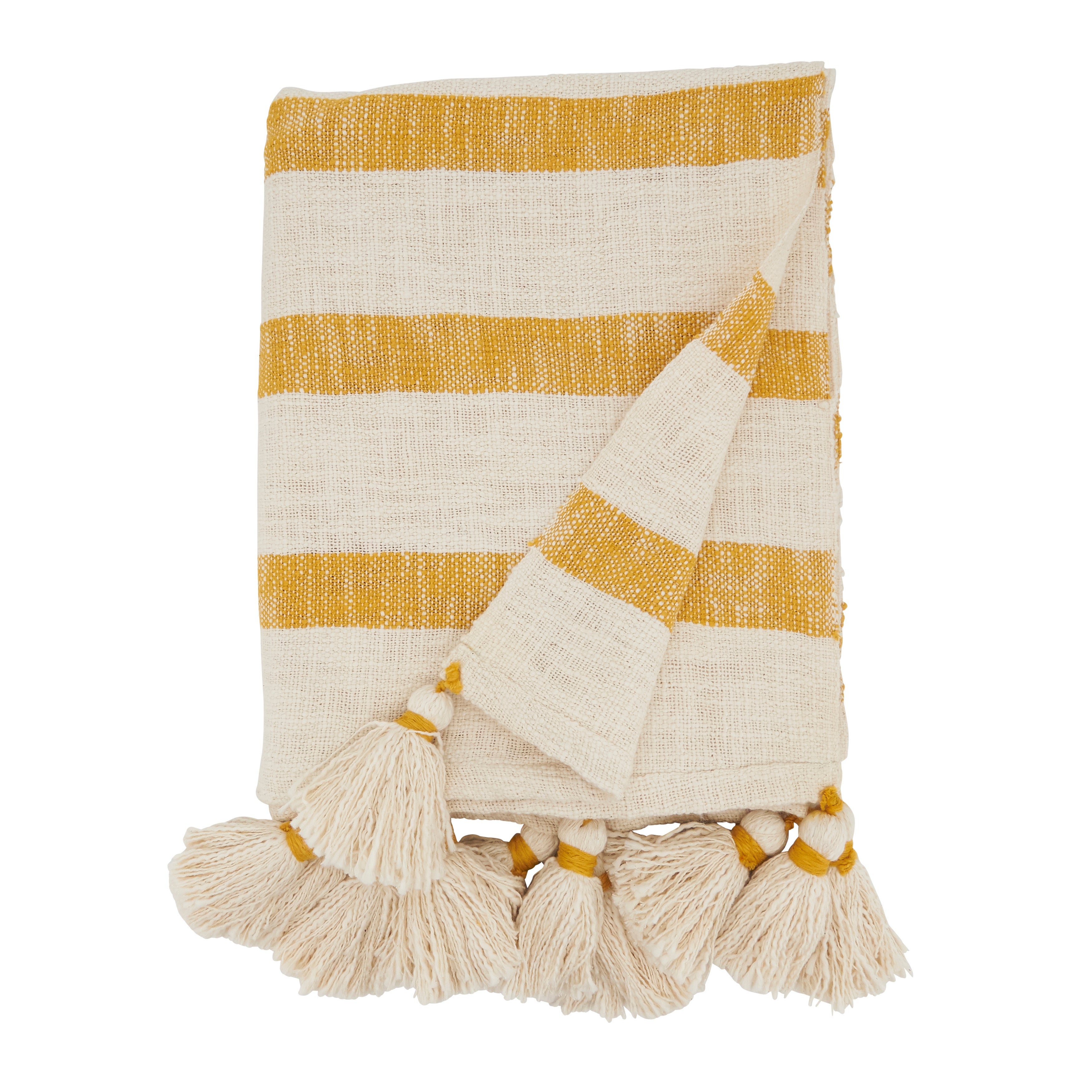 Chic Tassels Stripe Throw Blanket
