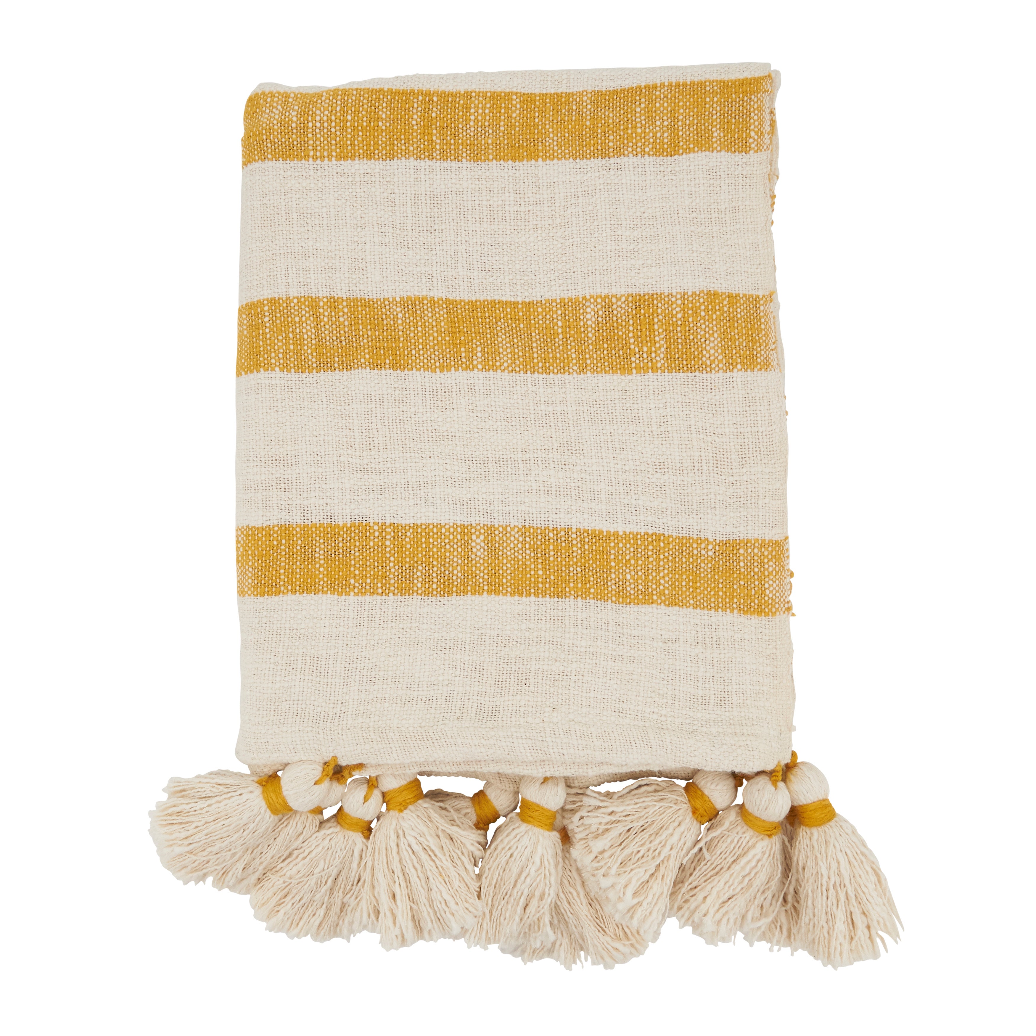 Chic Tassels Stripe Throw Blanket