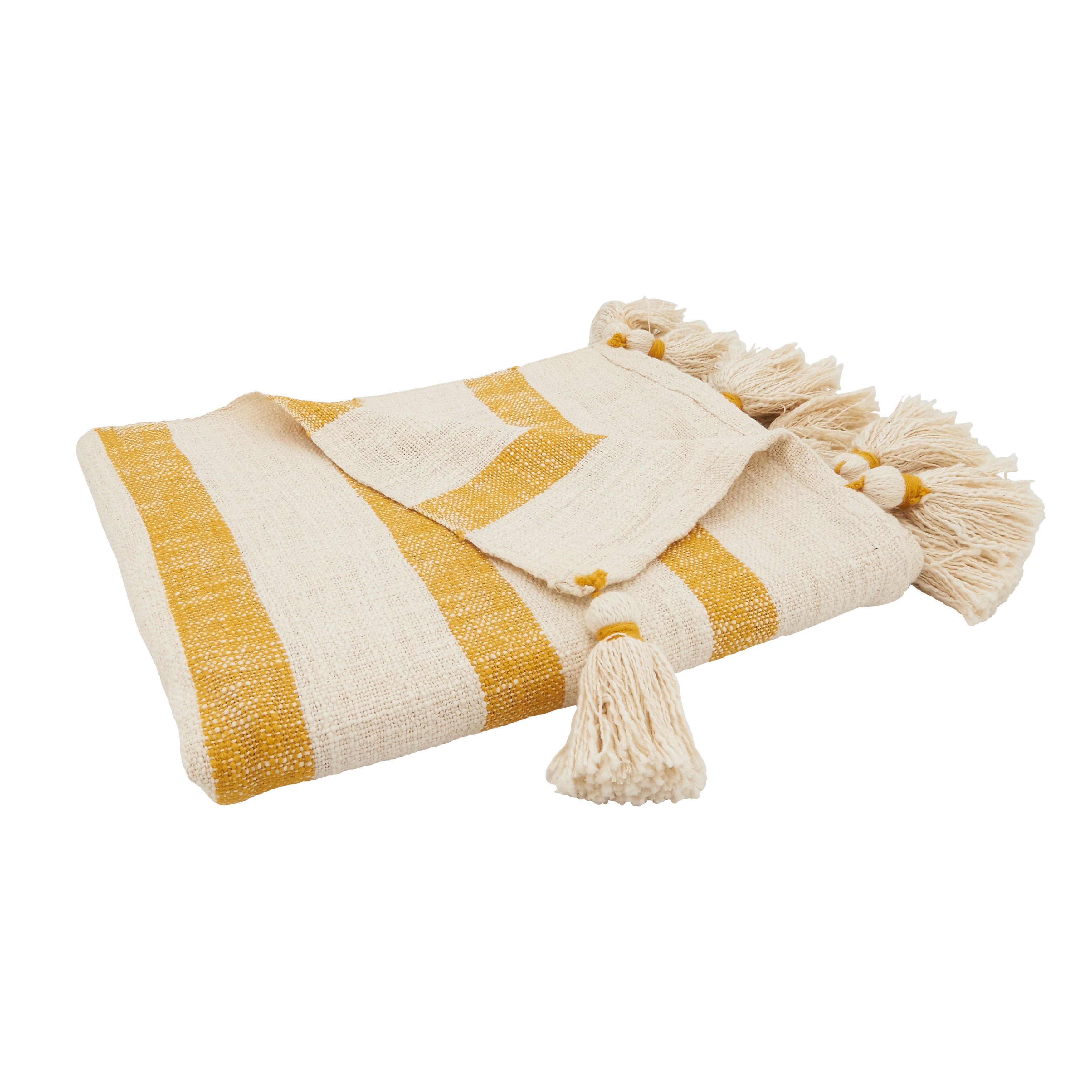 Chic Tassels Stripe Throw Blanket