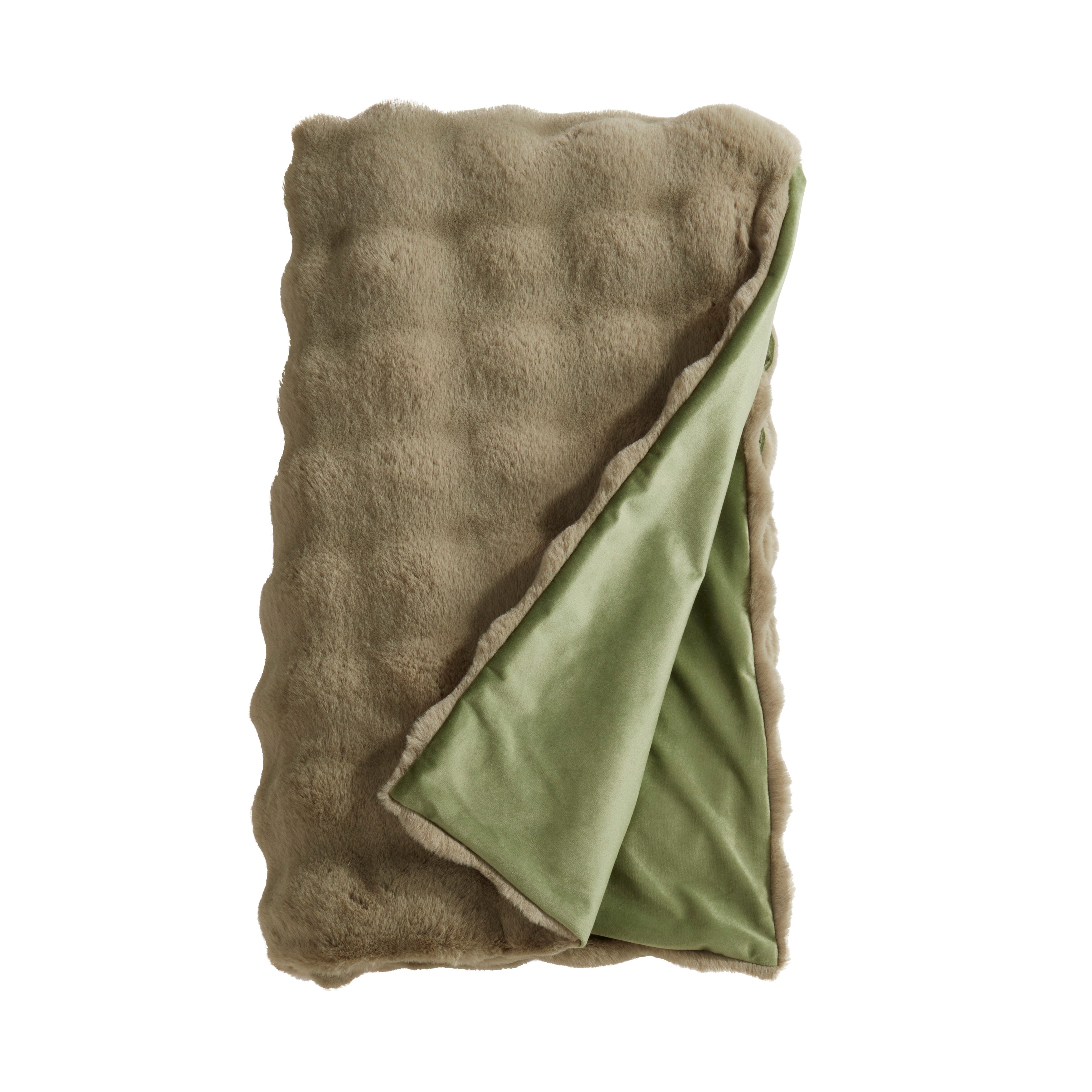 Plush Faux Fur Throw Blanket