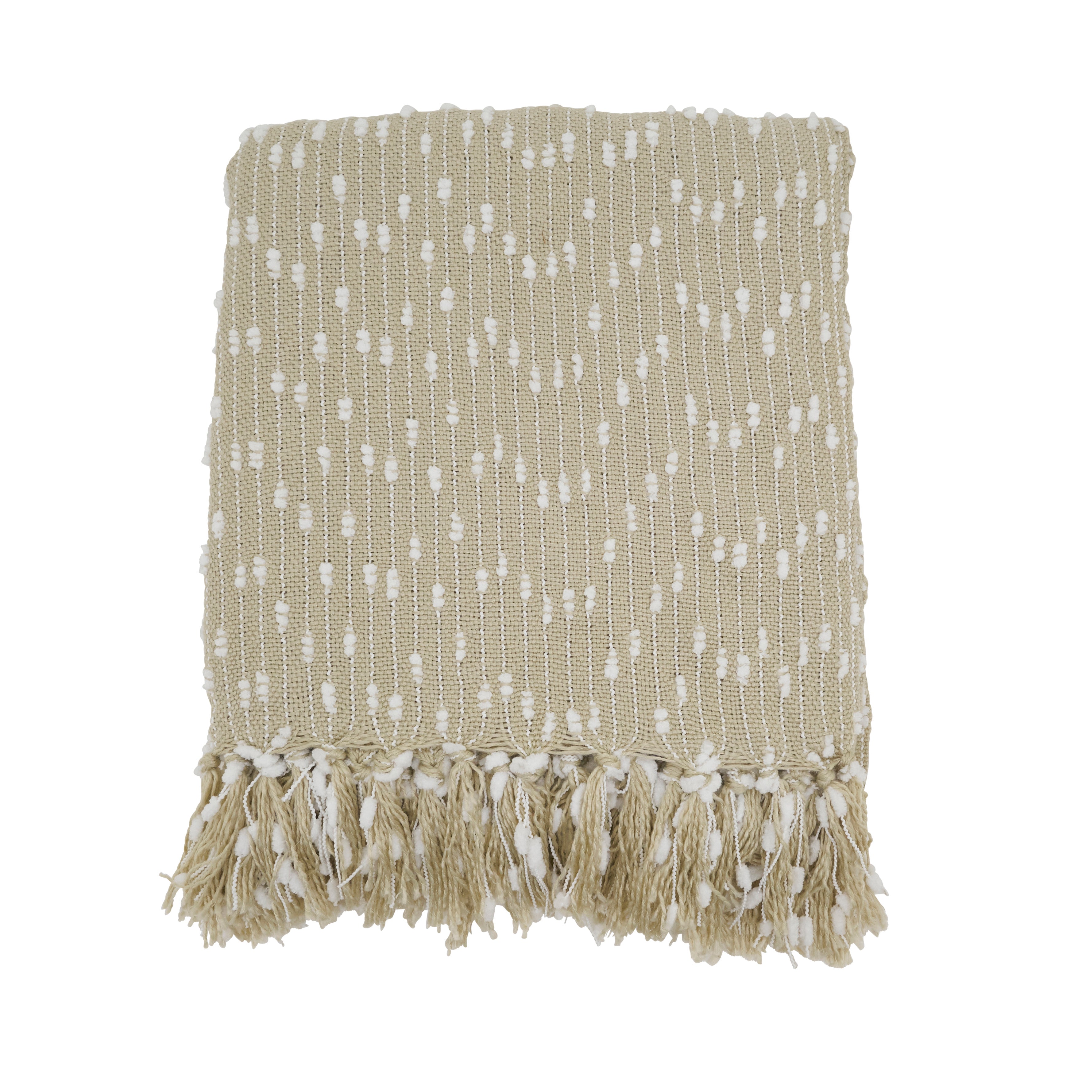 Pompon Design Throw Blanket