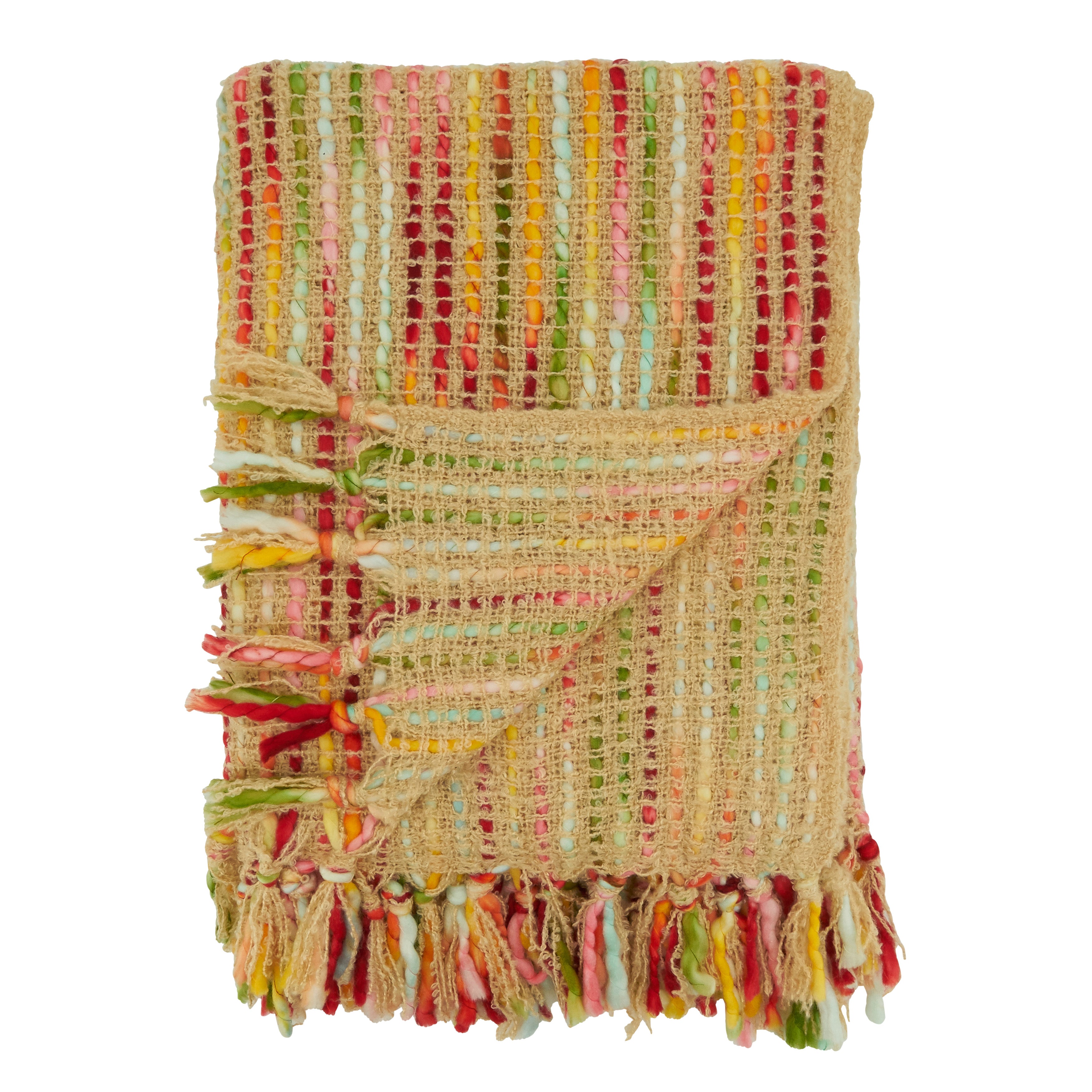 Rainbow Throw Blanket