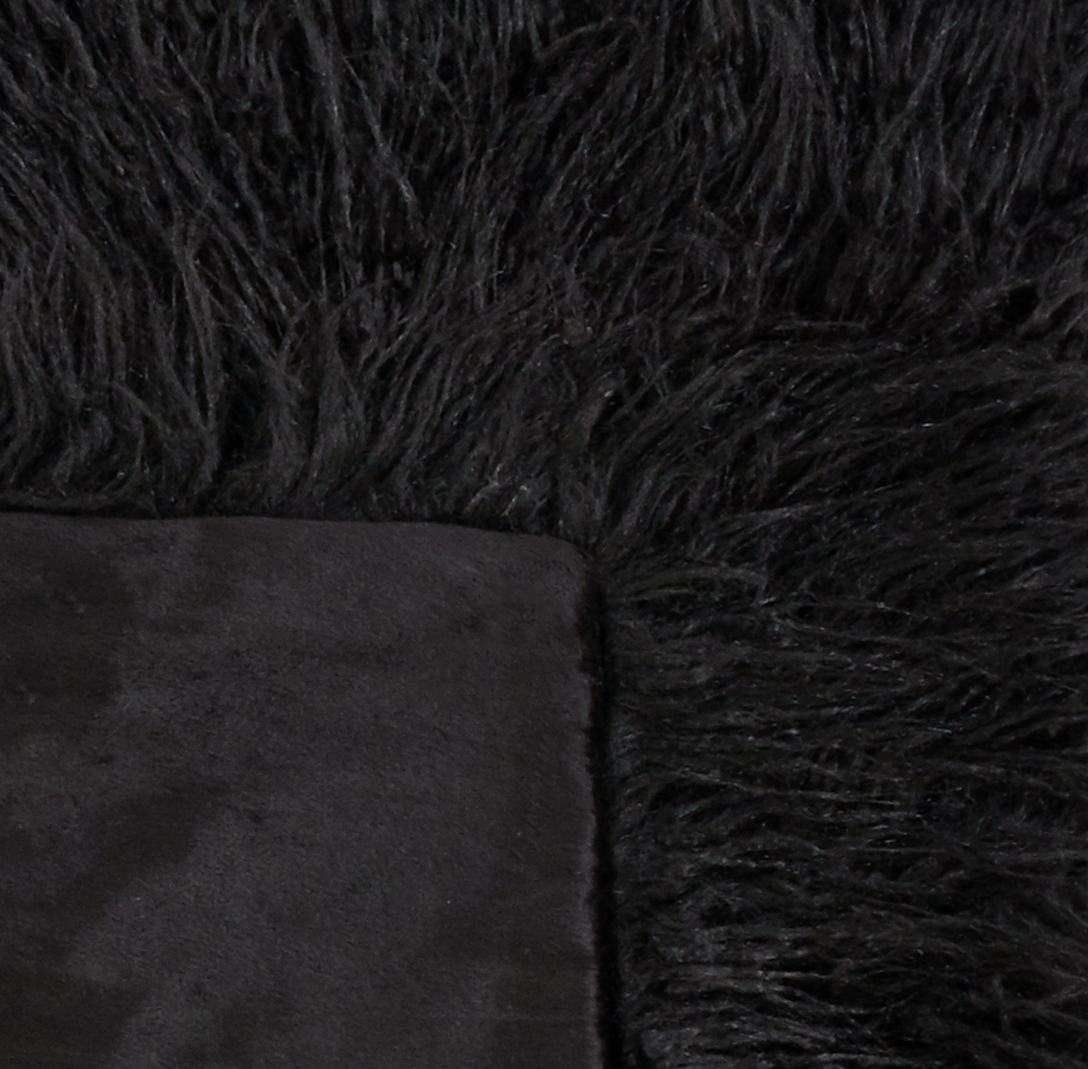 Faux Mongolian Fur Throw Blanket