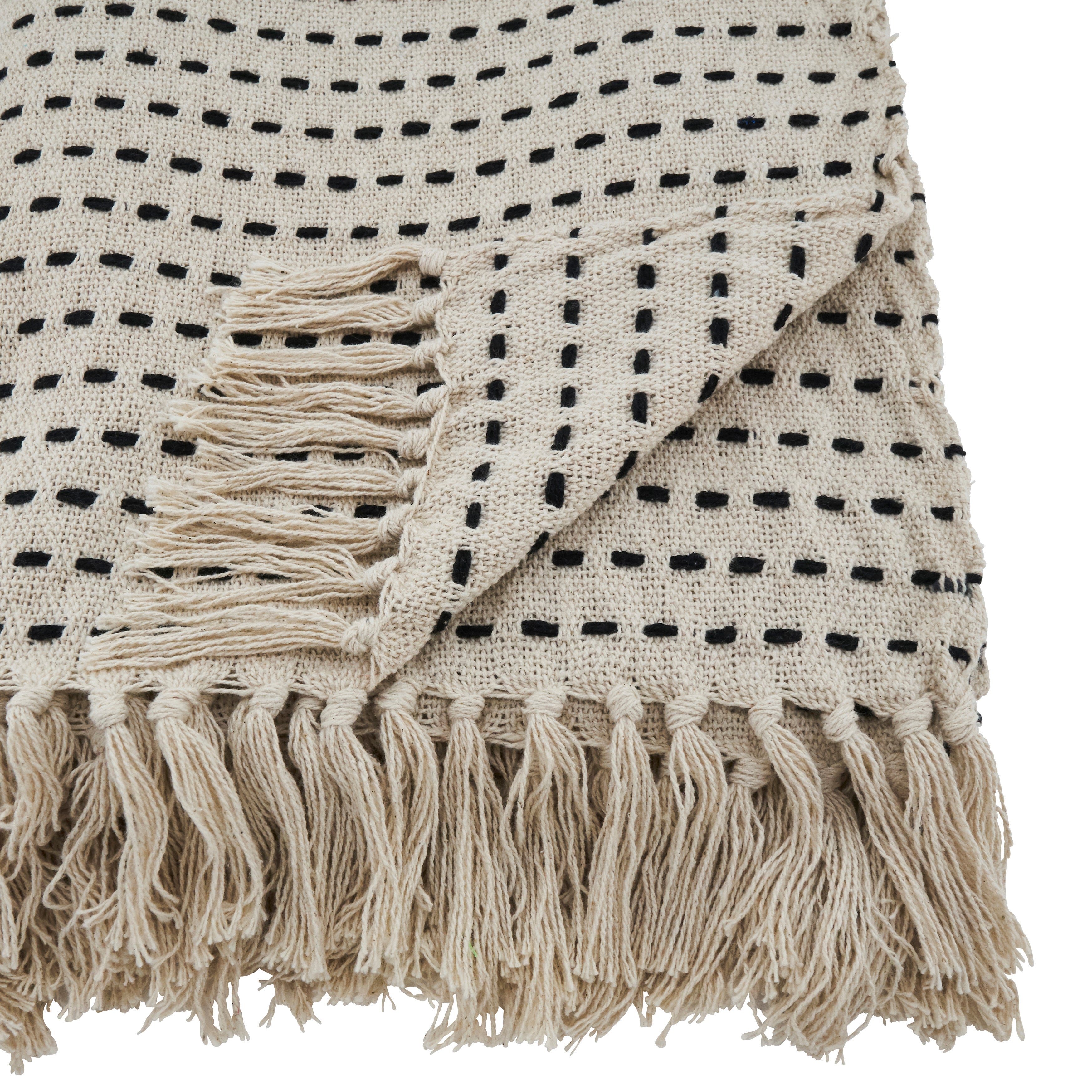 Stitched Line Throw Blanket