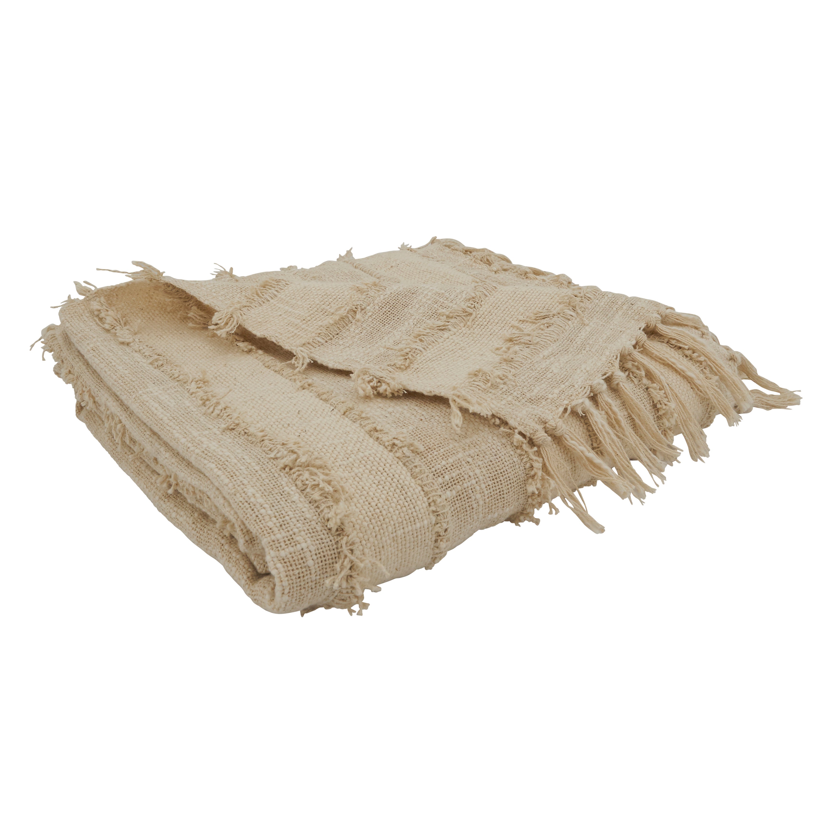 Fringe Design Throw Blanket