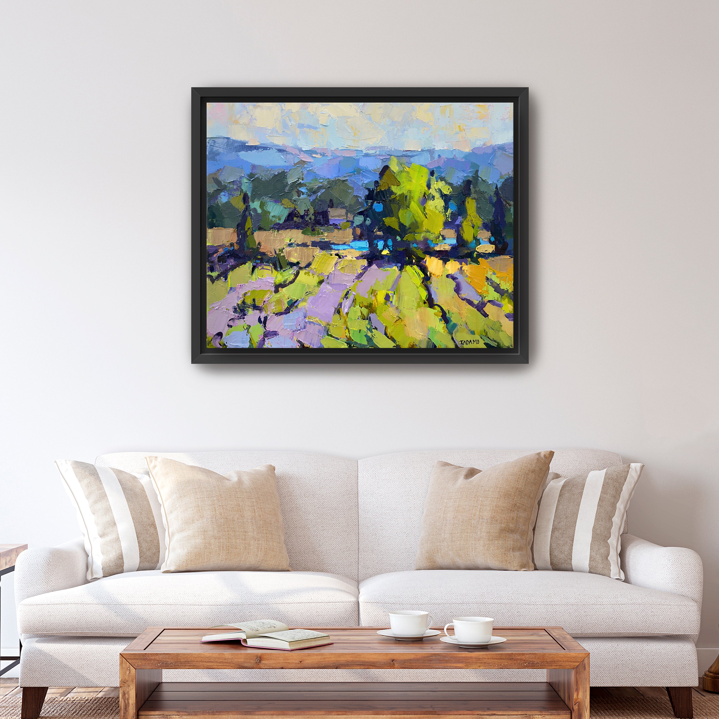 Blue Mountain View  Canvas Giclee