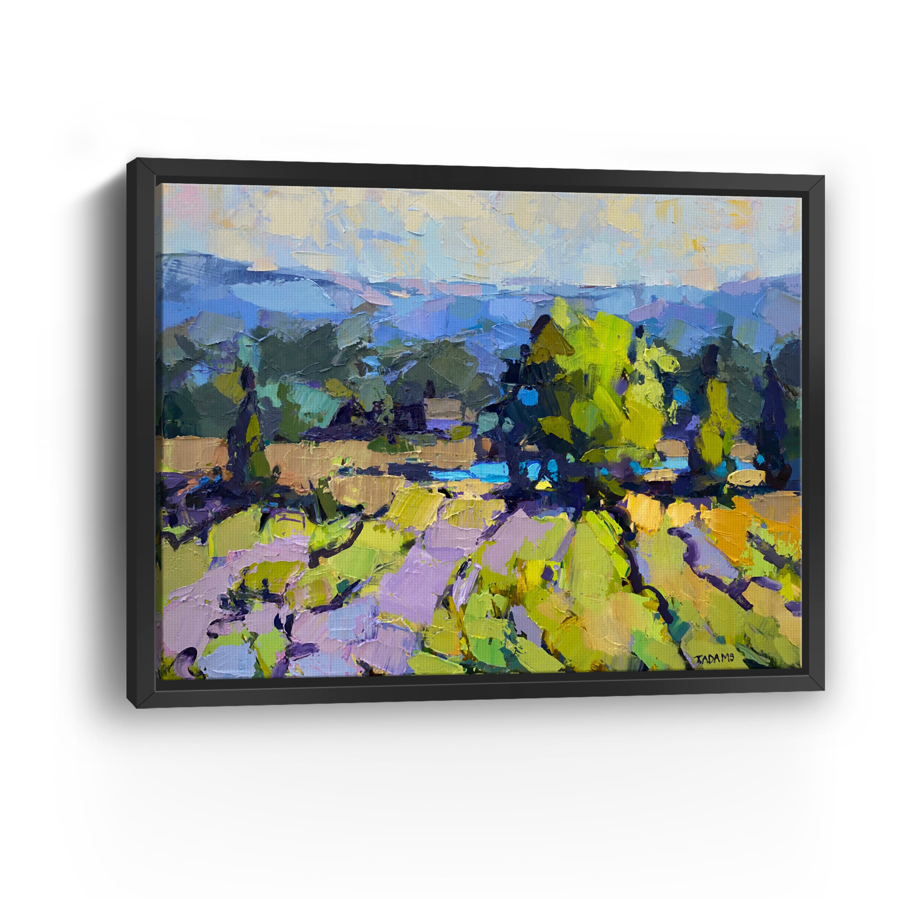 Blue Mountain View  Canvas Giclee