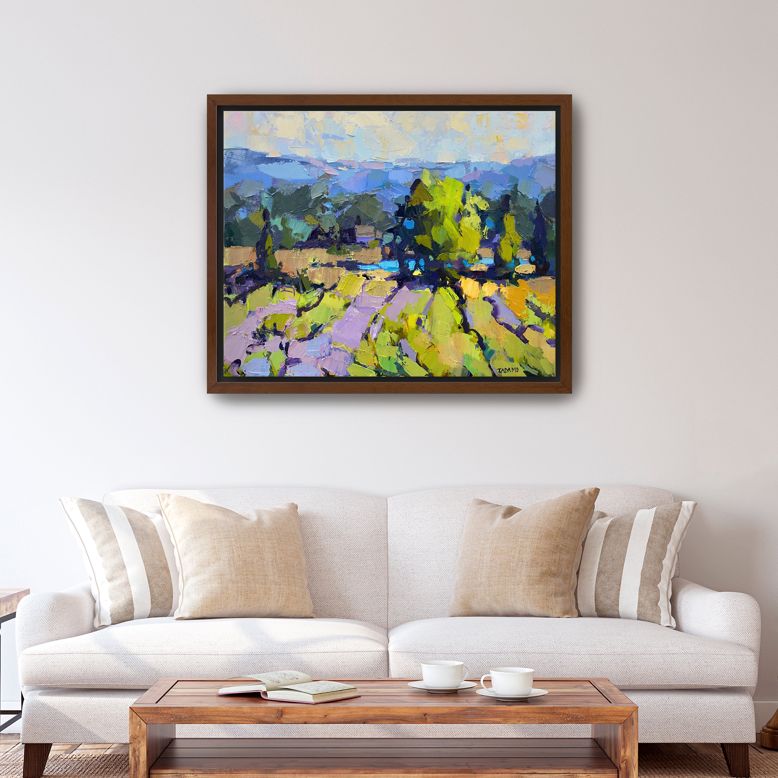 Blue Mountain View  Canvas Giclee
