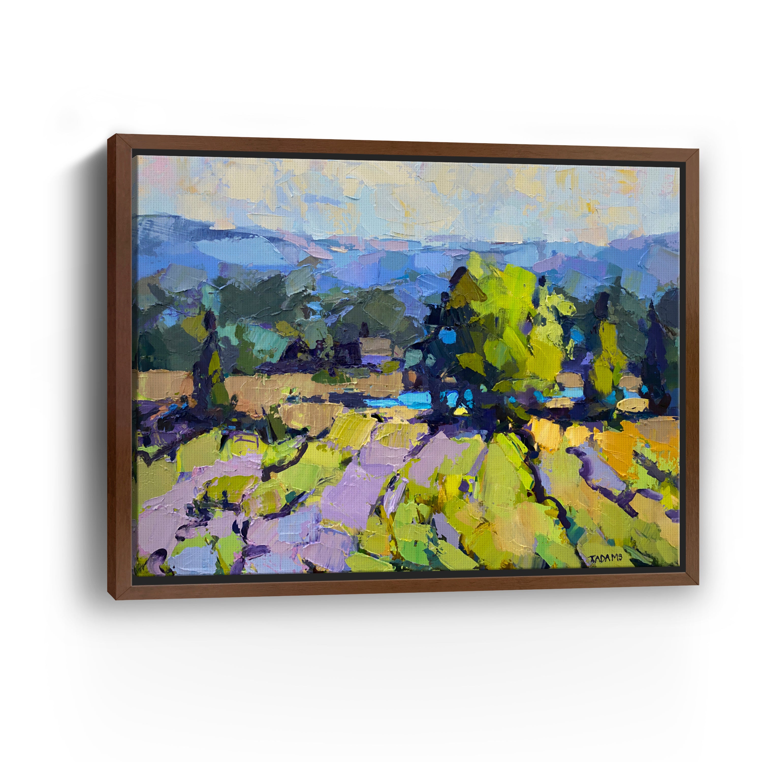 Blue Mountain View  Canvas Giclee