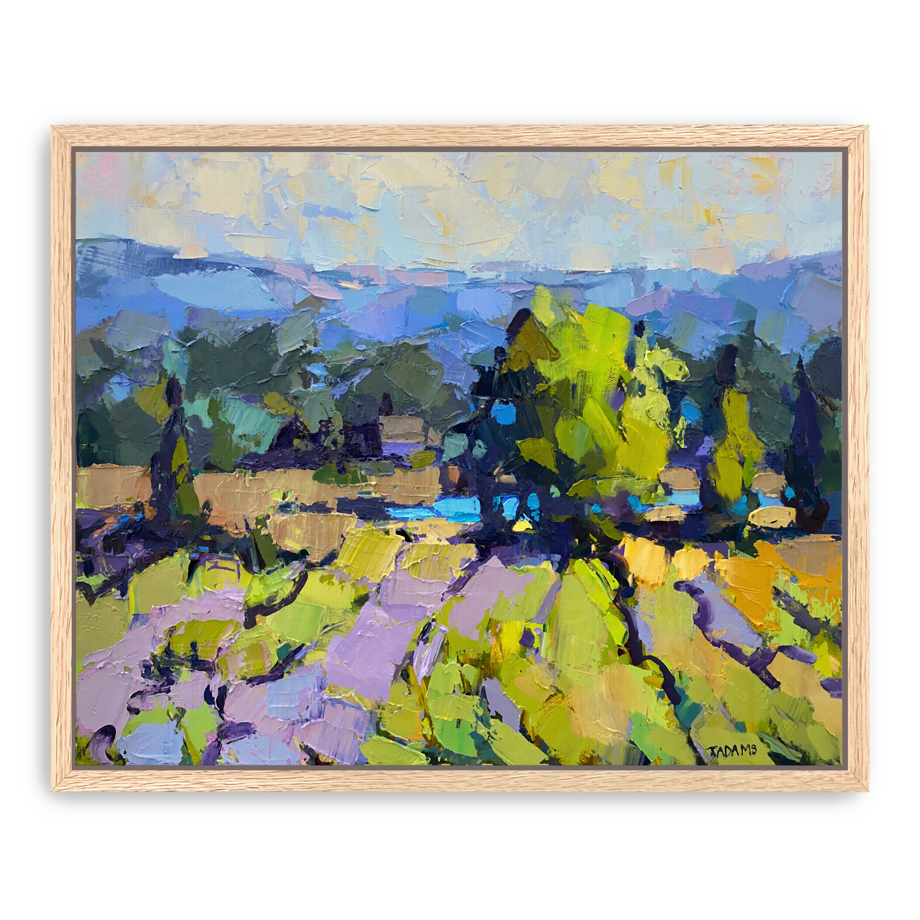 Blue Mountain View  Canvas Giclee