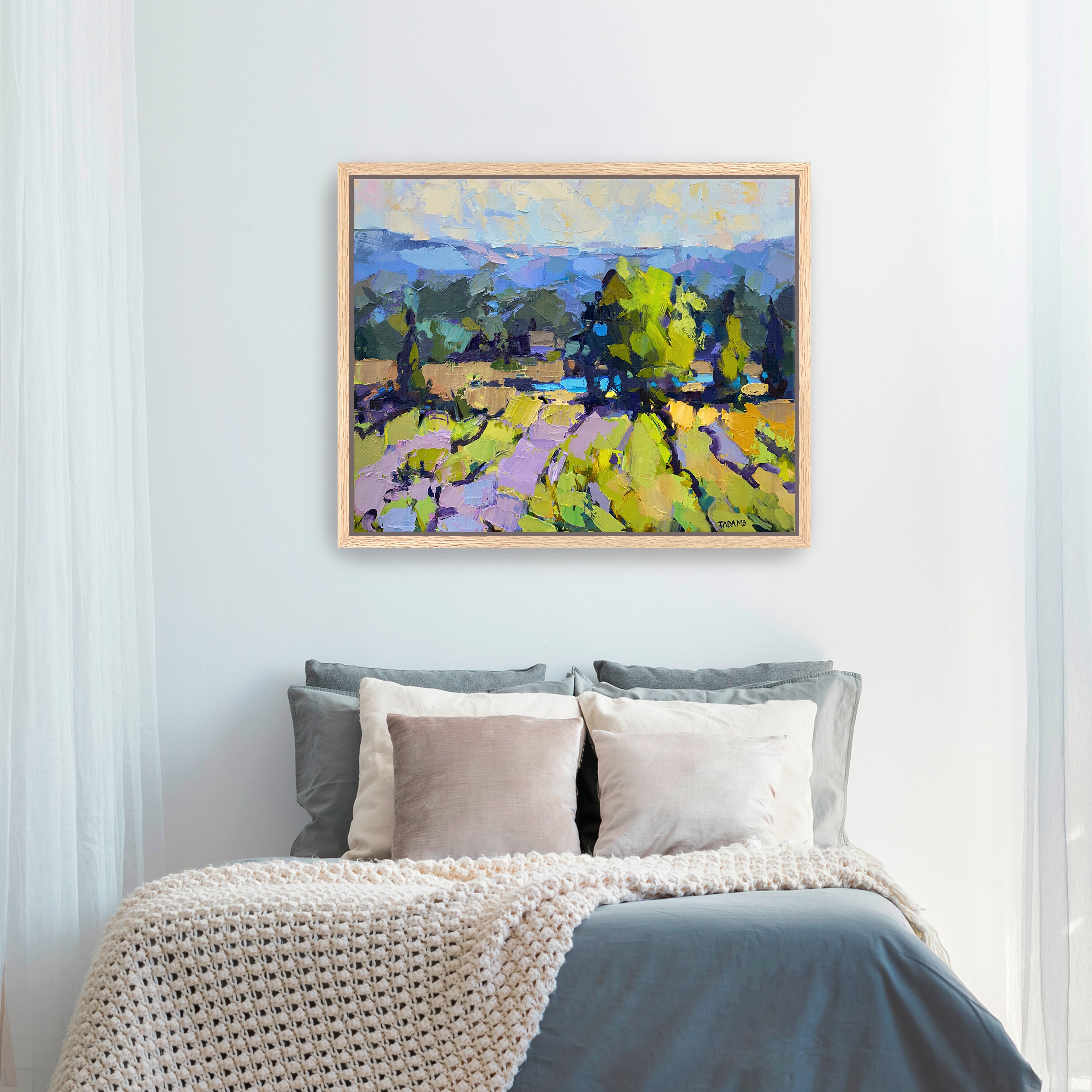 Blue Mountain View  Canvas Giclee
