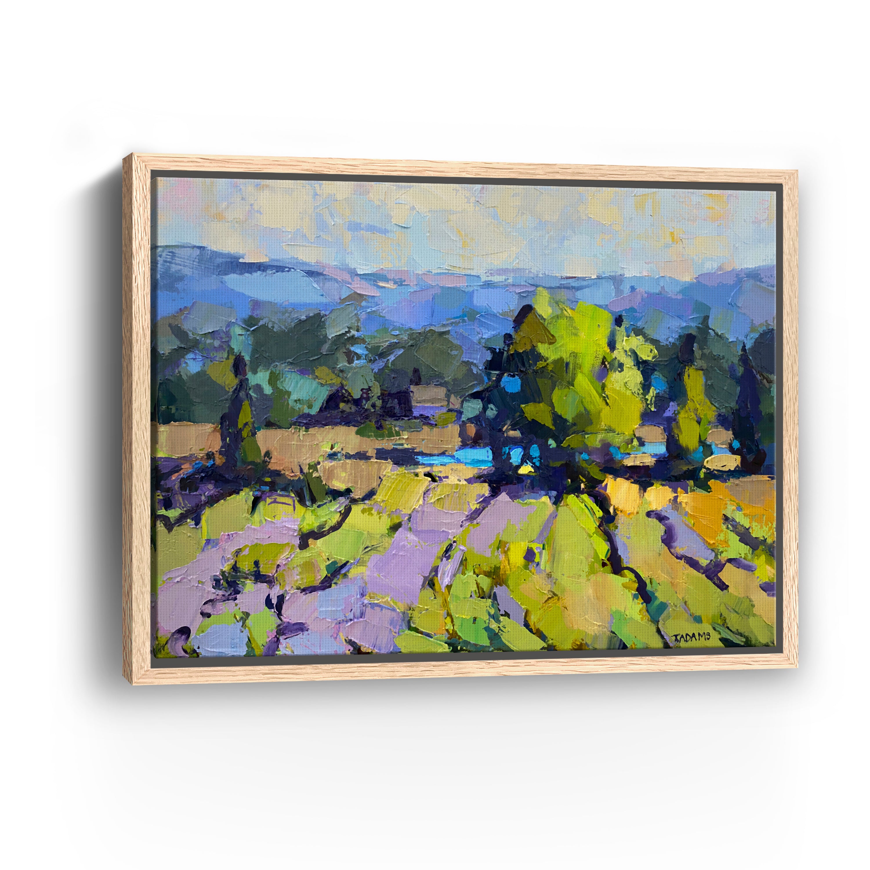 Blue Mountain View  Canvas Giclee