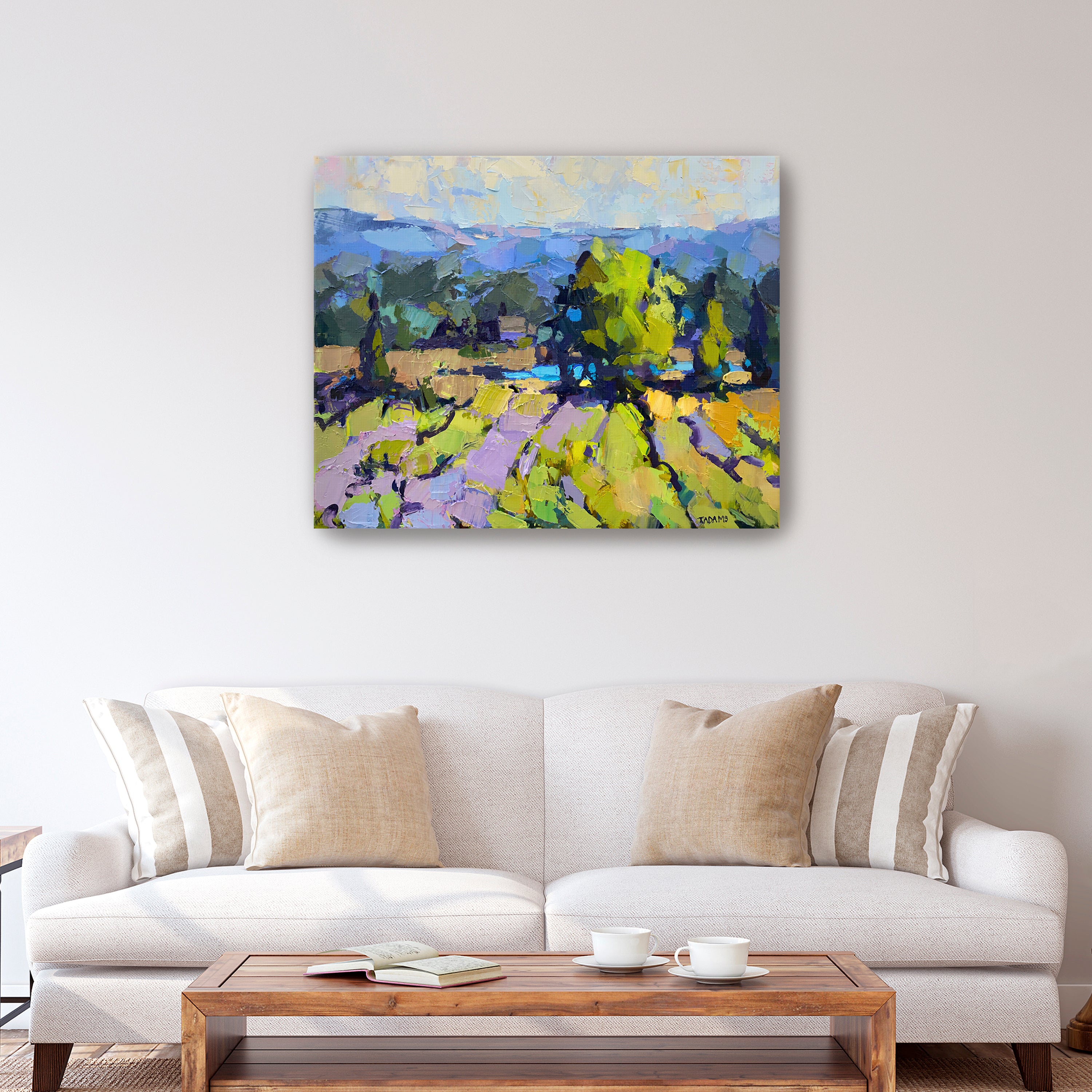 Blue Mountain View  Canvas Giclee