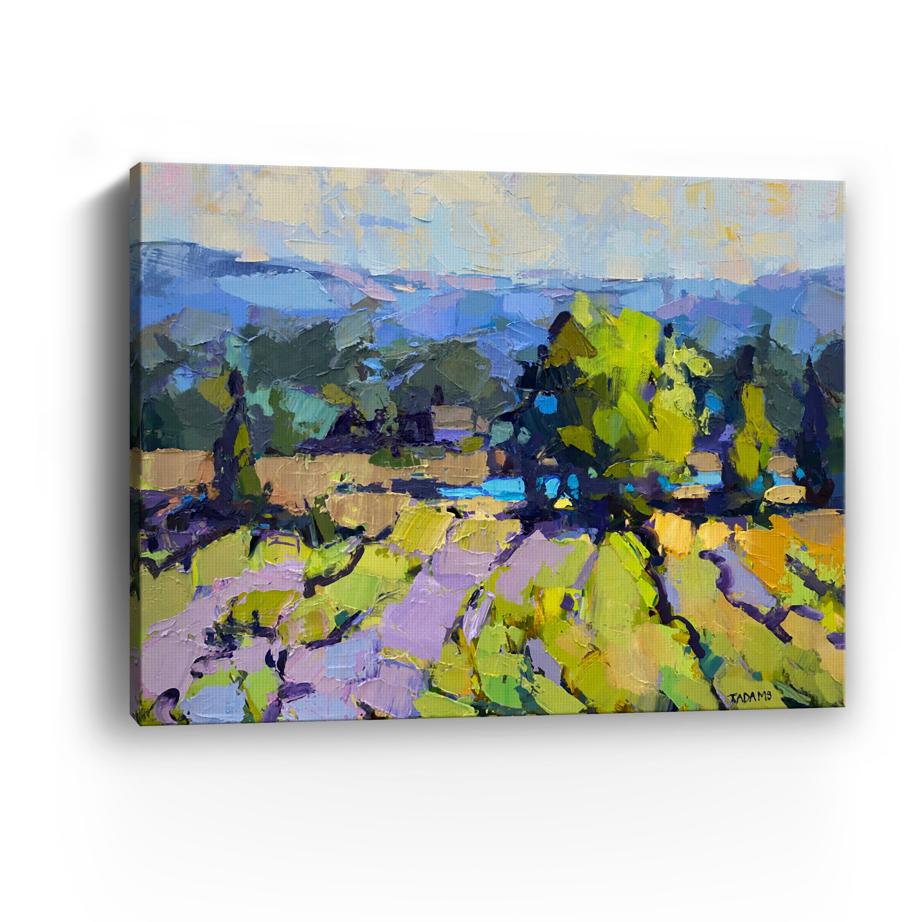 Blue Mountain View  Canvas Giclee